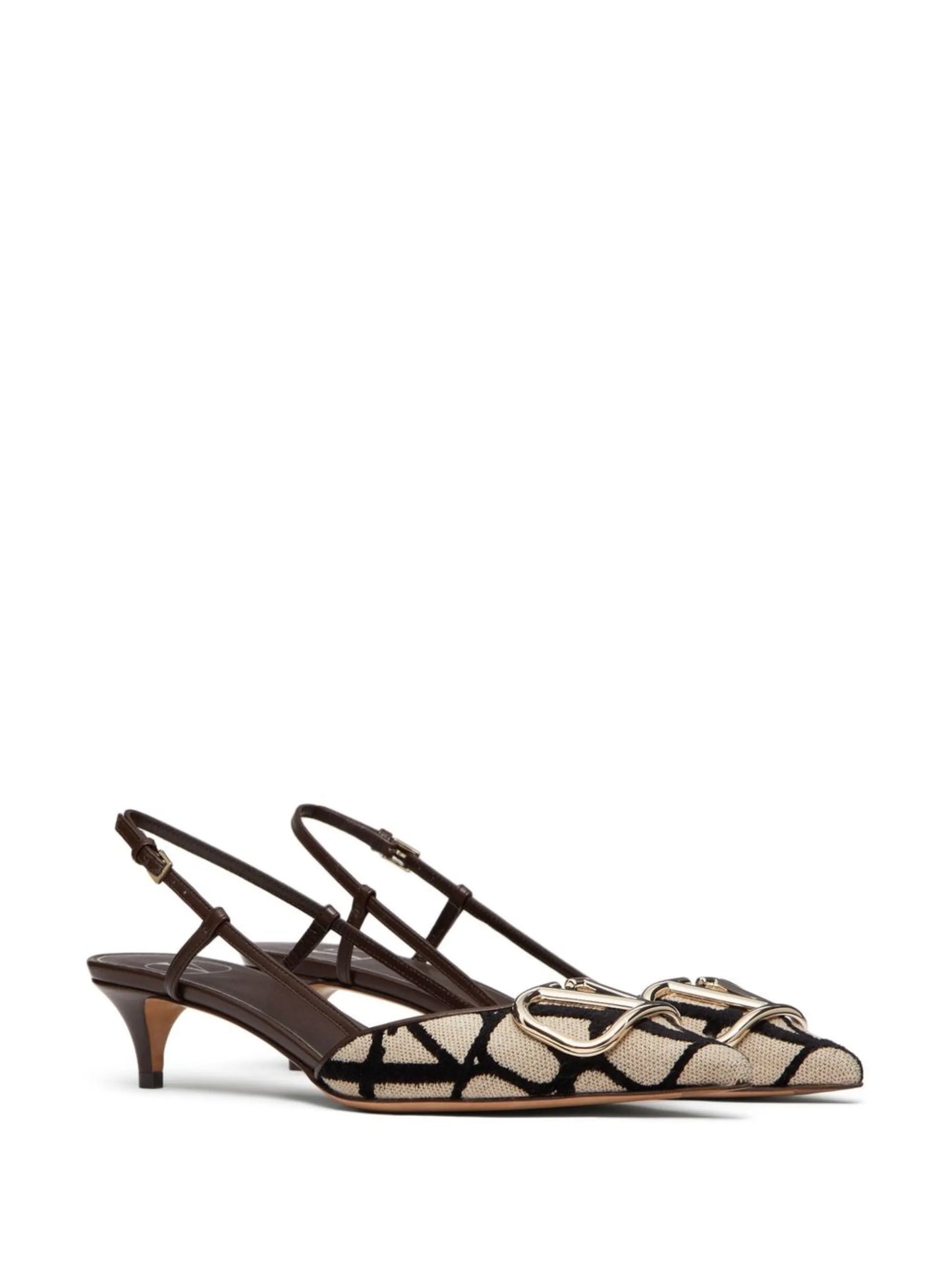 40mm VLogo Signature slingback pumps