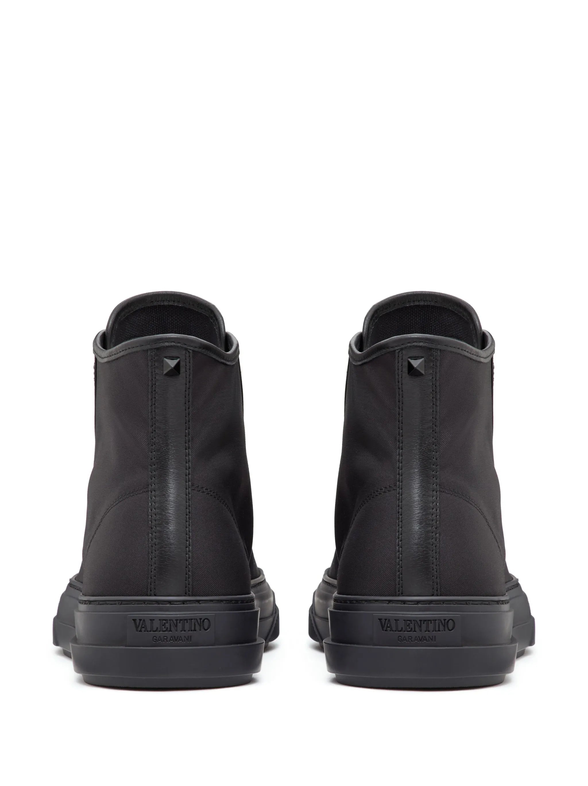 high-top lace-up sneakers