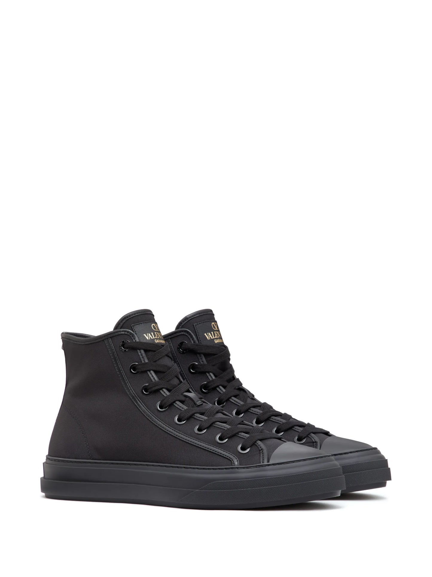 high-top lace-up sneakers