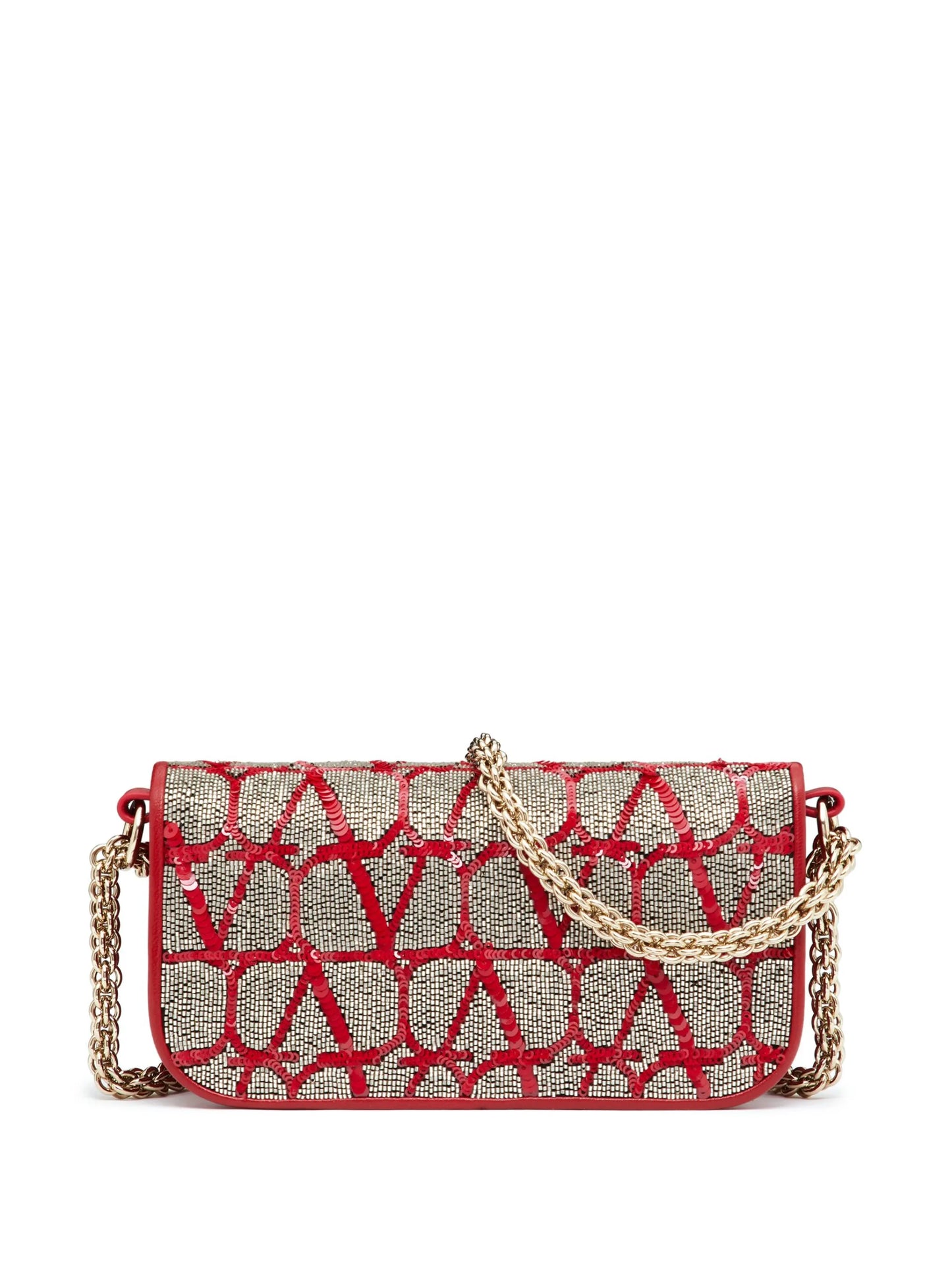 VLogo embellished tote bag