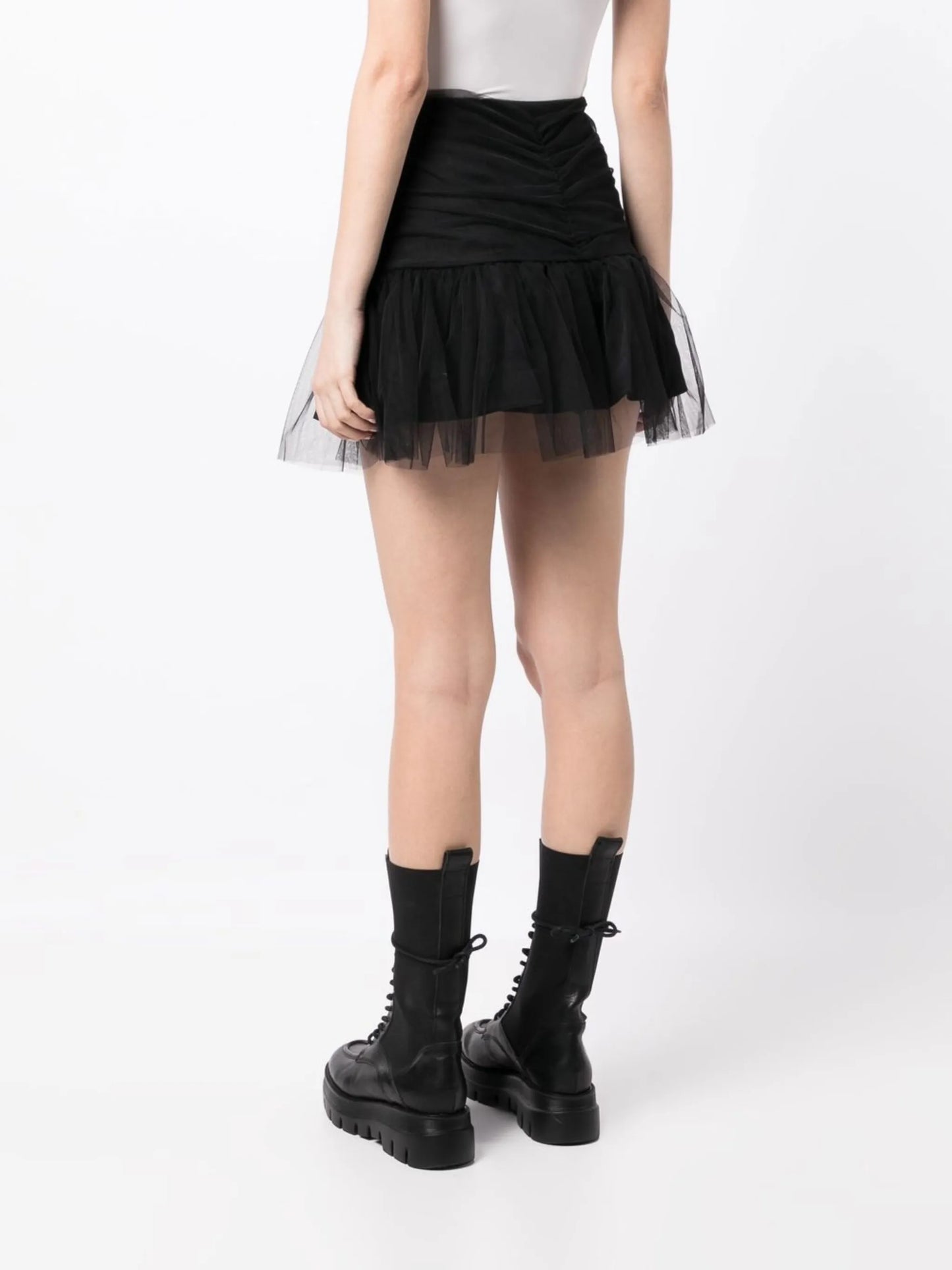 tulle mini skirt