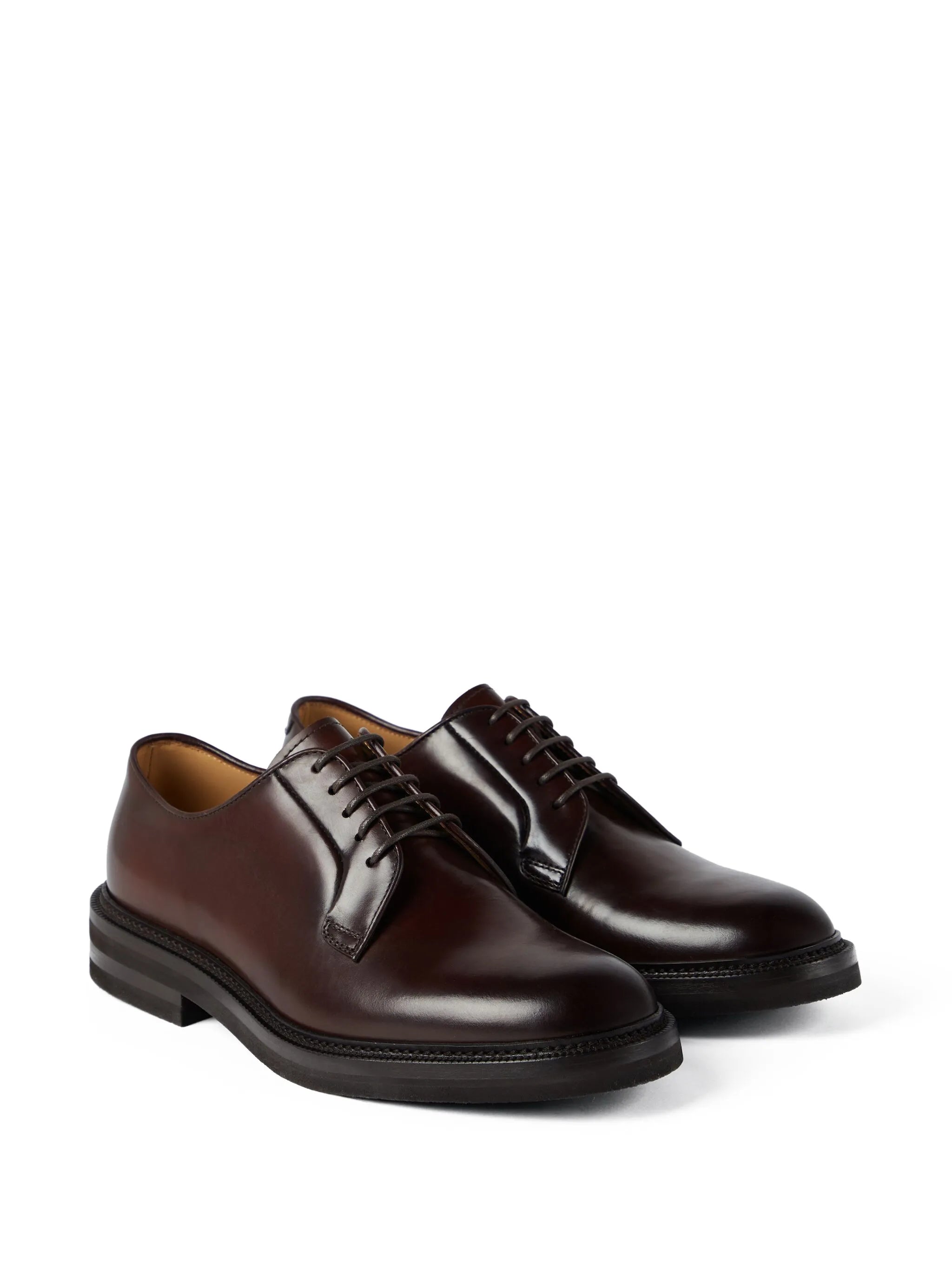 leather derby shoes