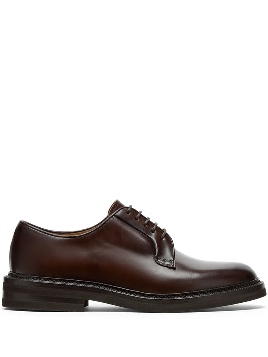 leather derby shoes