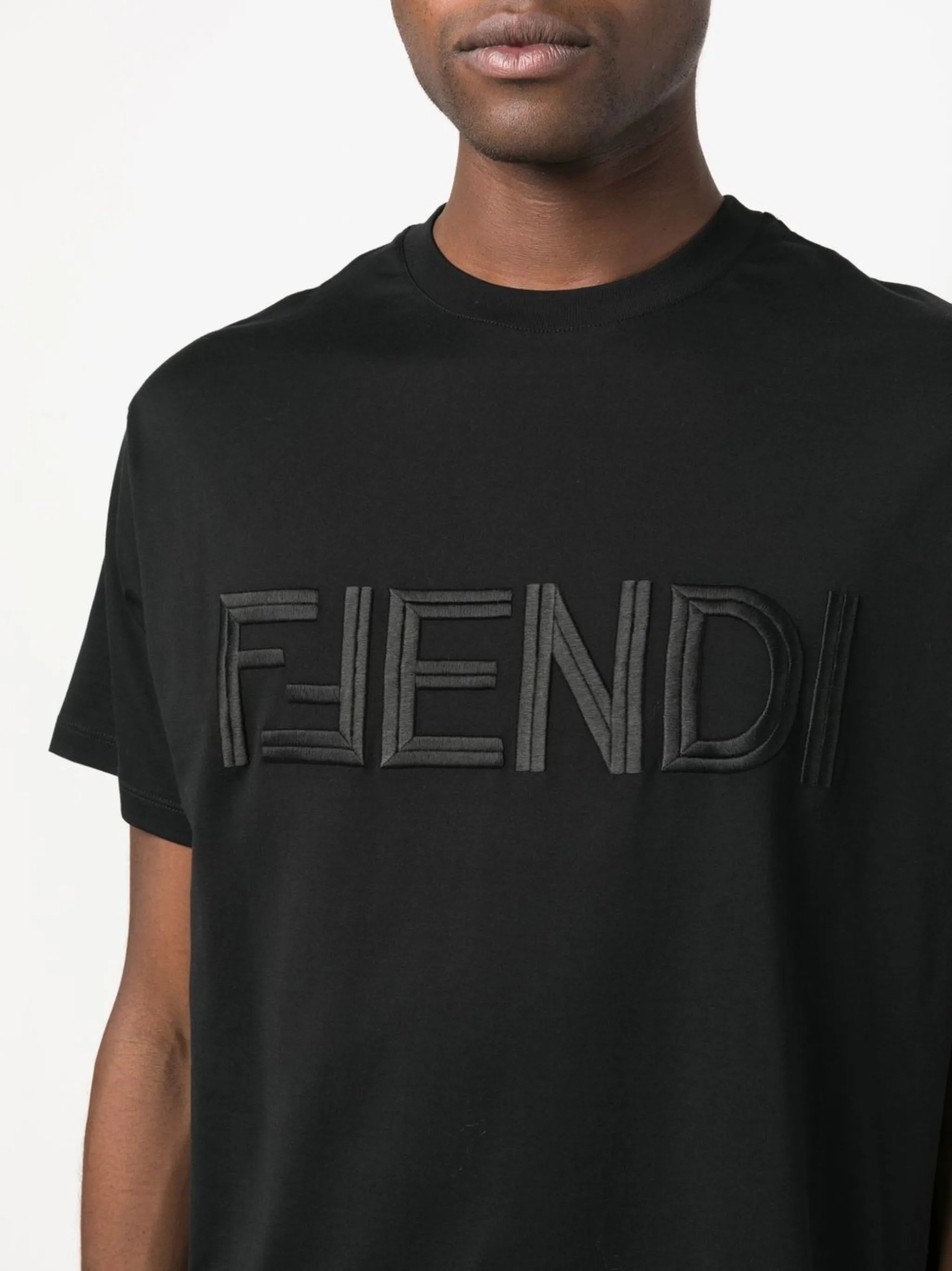 embroidered-logo cotton T-shirt