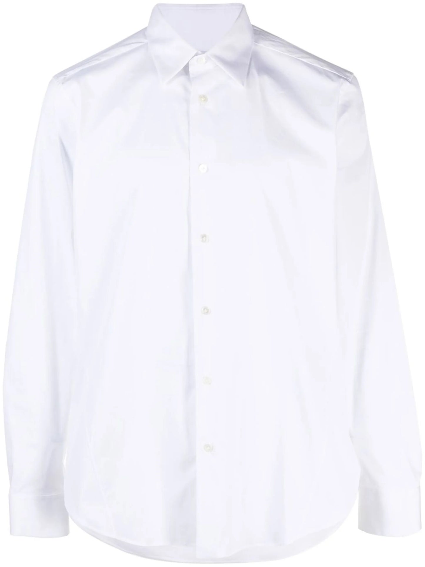 long-sleeve slim-cut shirt