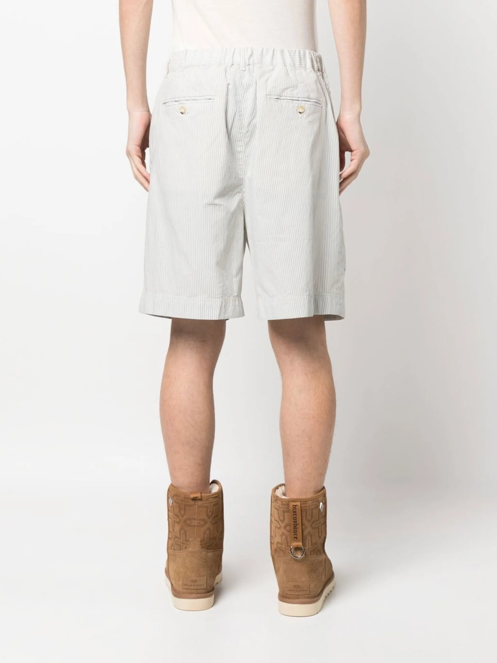 striped chino shorts