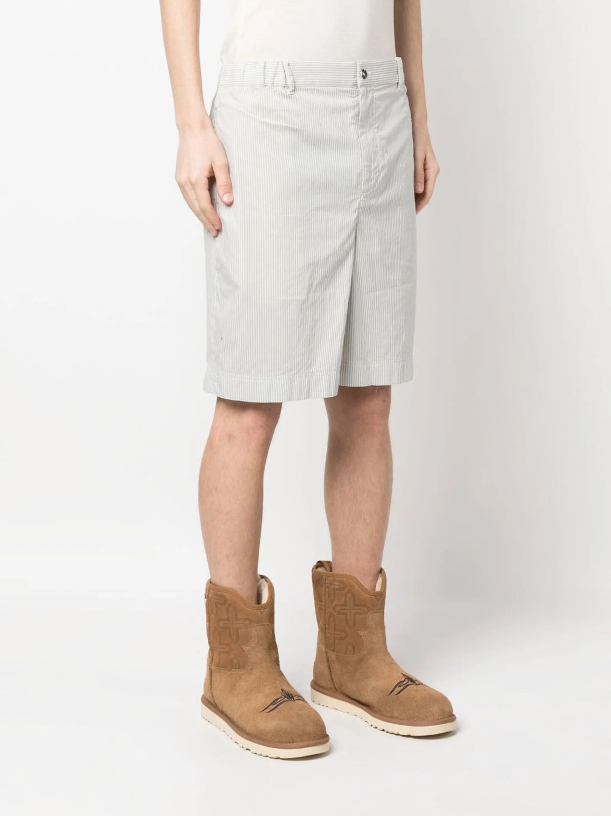 striped chino shorts