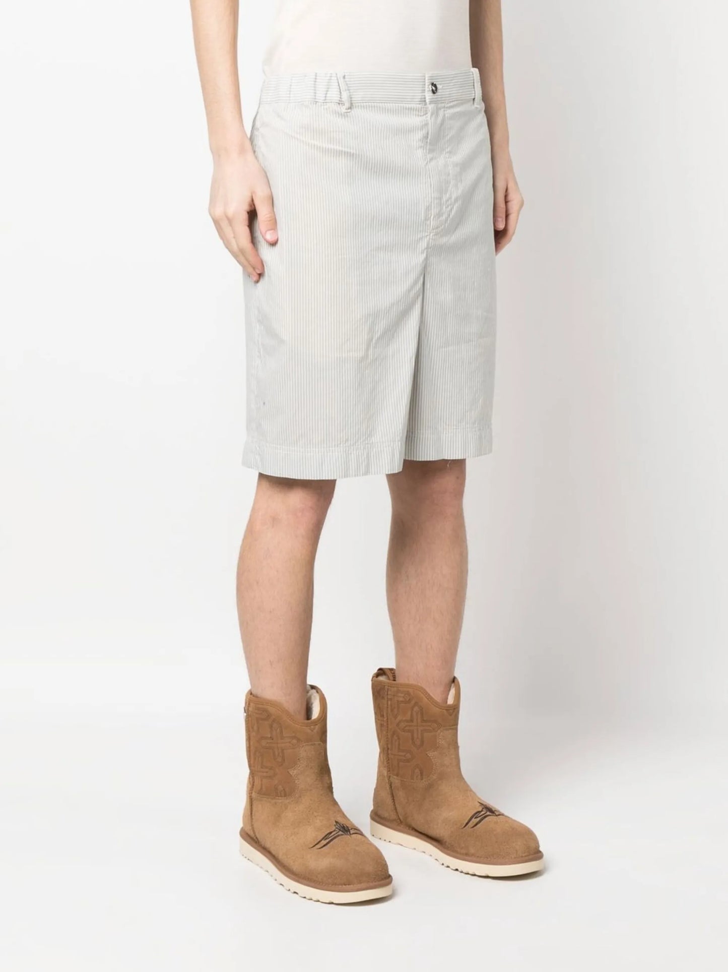 striped chino shorts