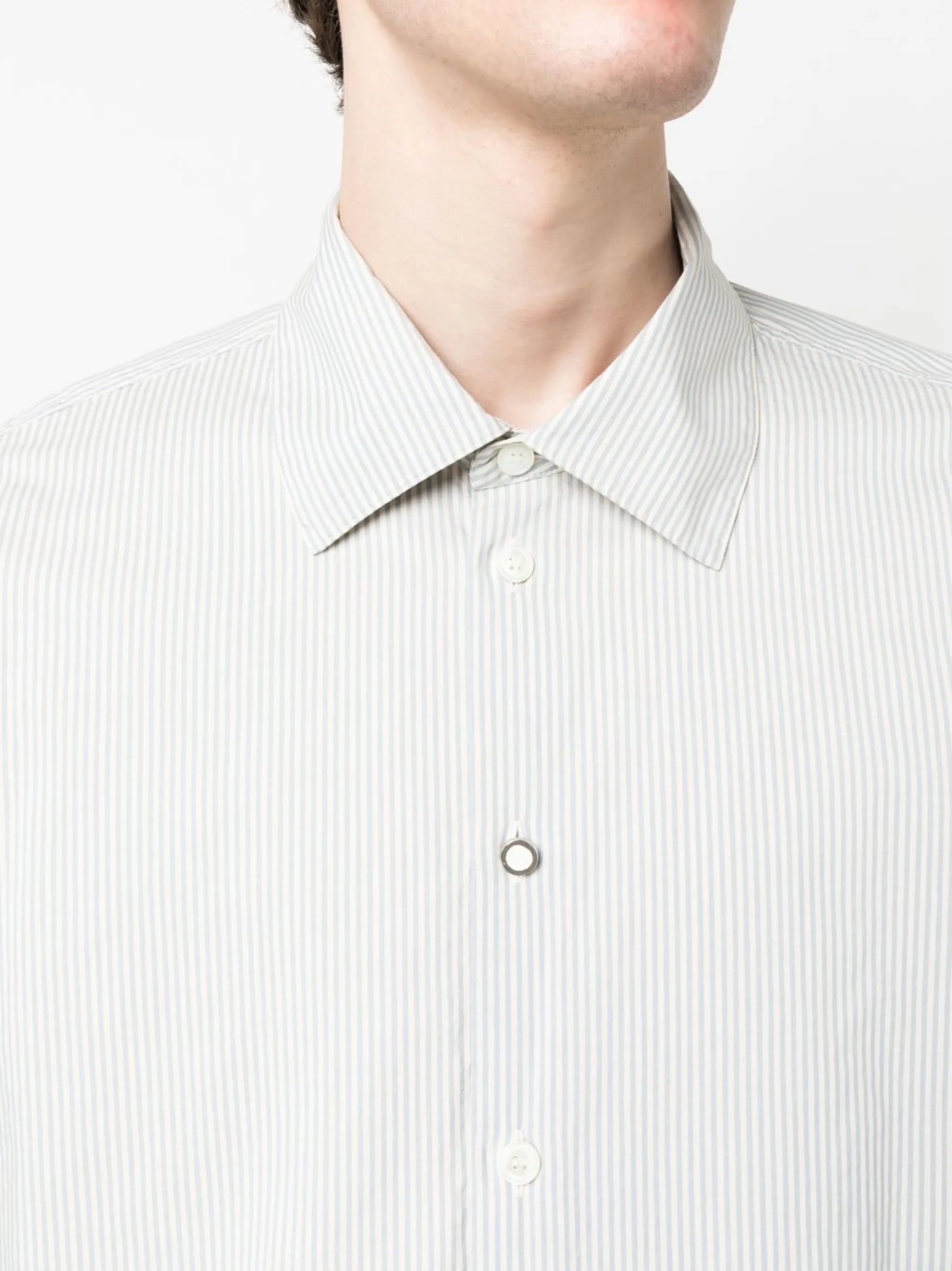 striped long-sleeve shirt