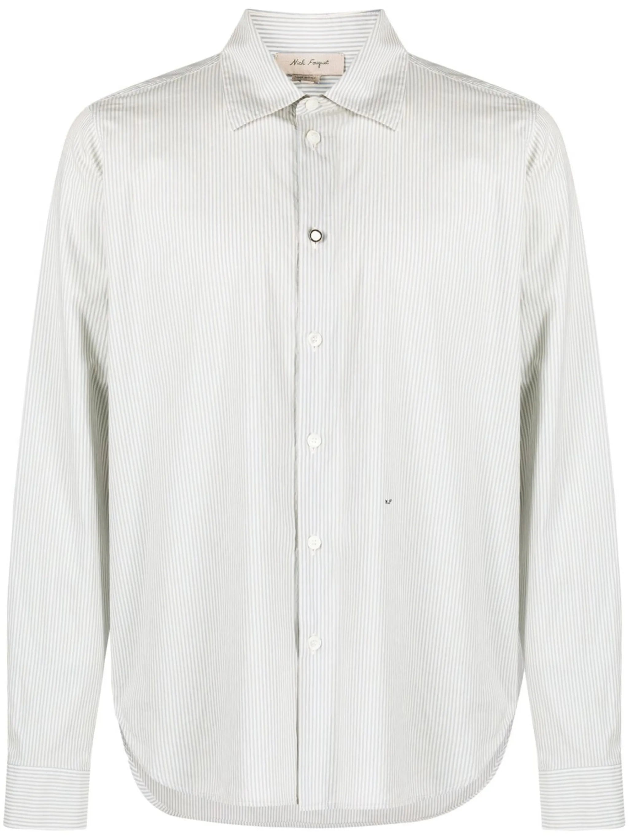 striped long-sleeve shirt