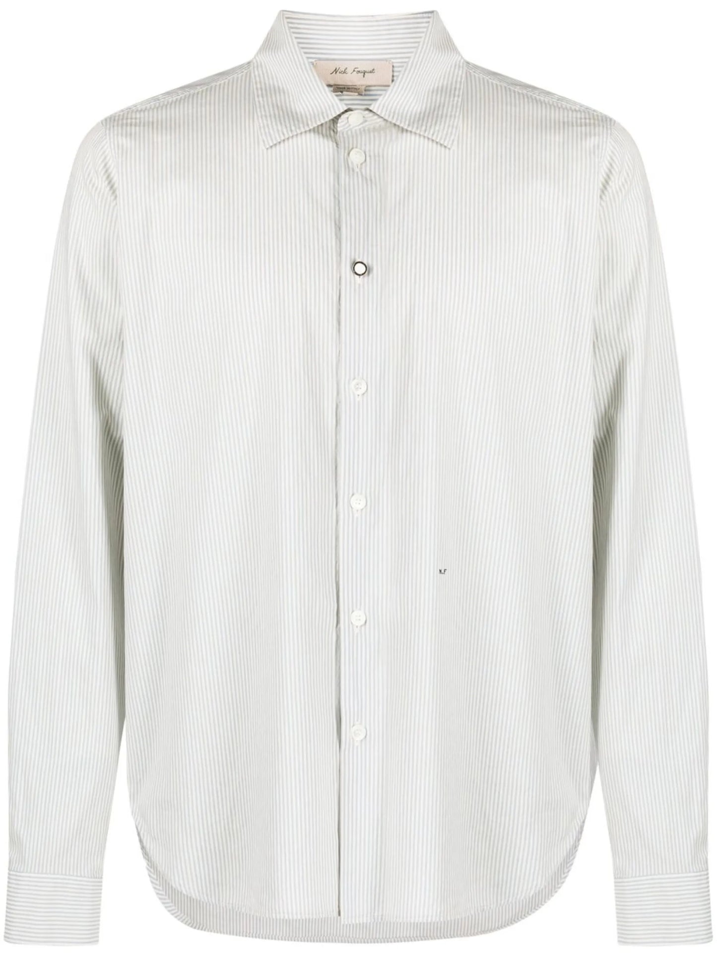 striped long-sleeve shirt