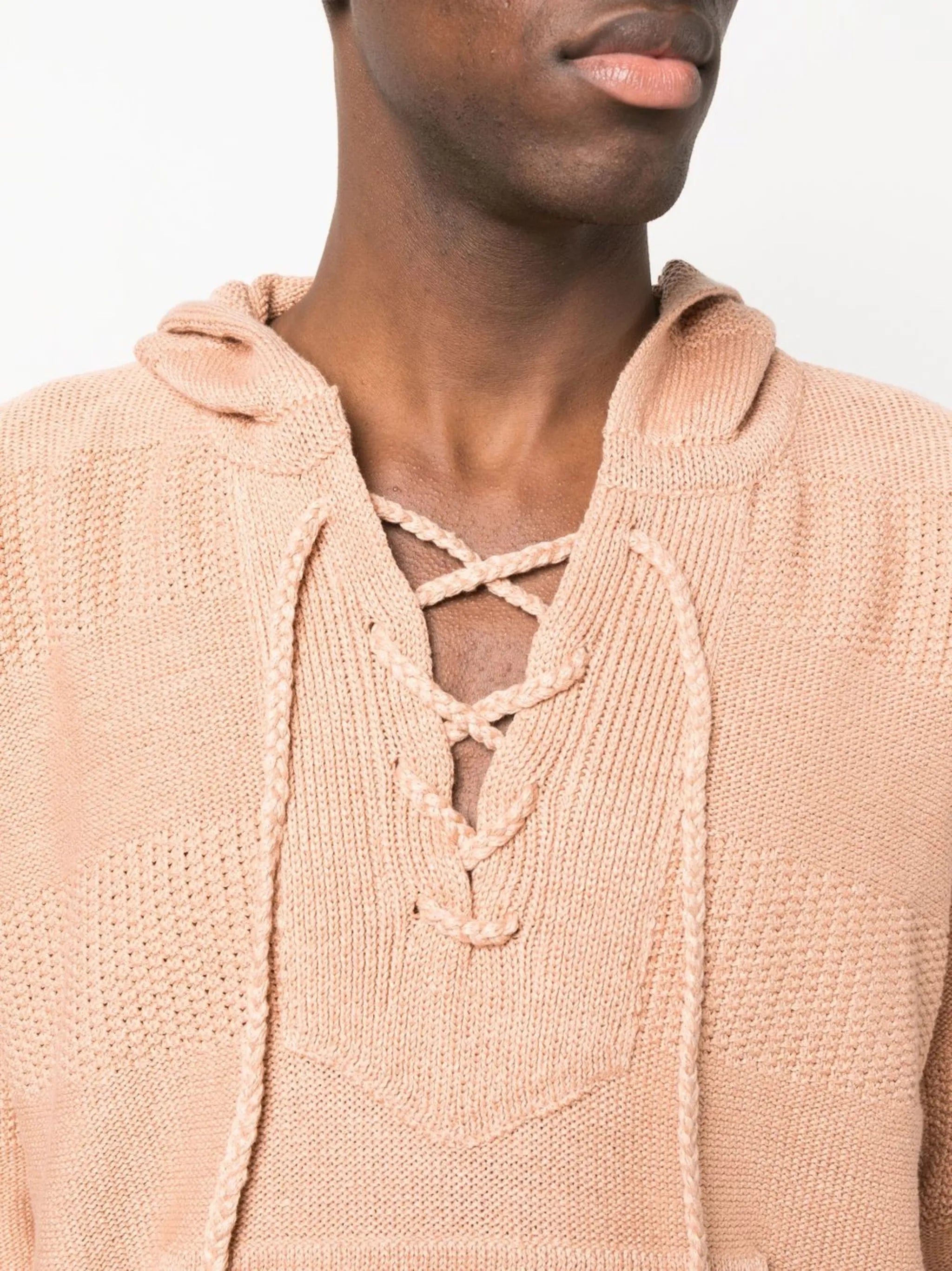 knitted hoodie sweater