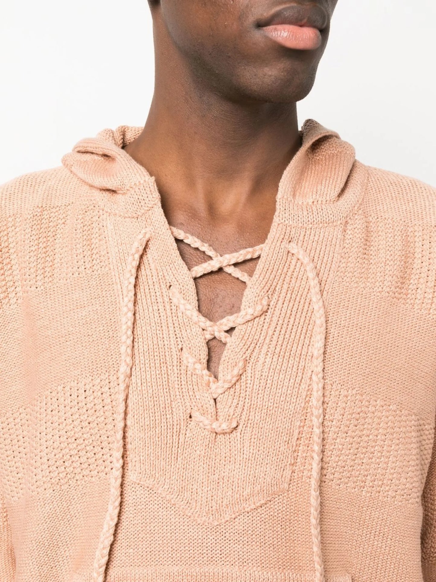 knitted hoodie sweater