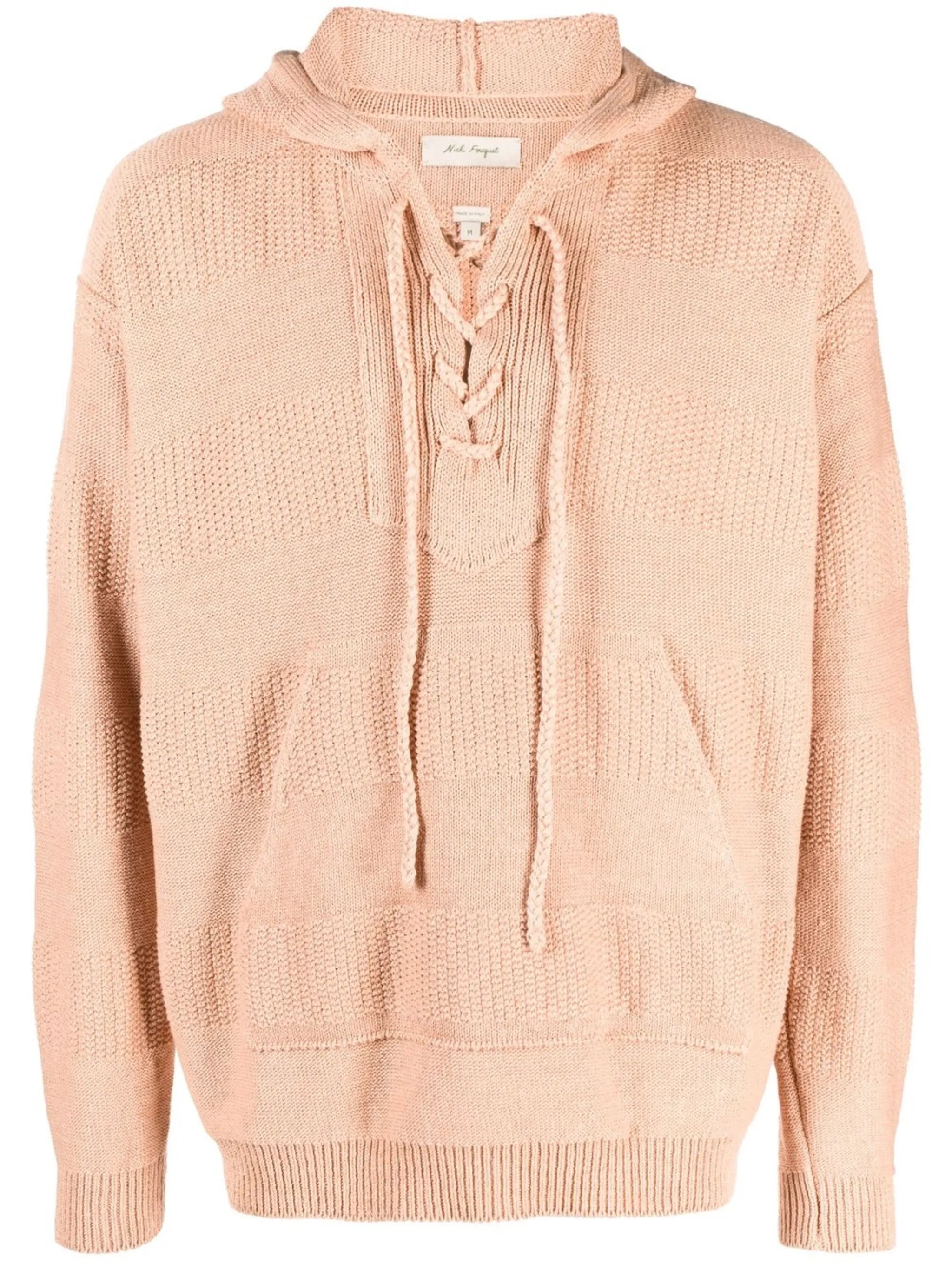 knitted hoodie sweater