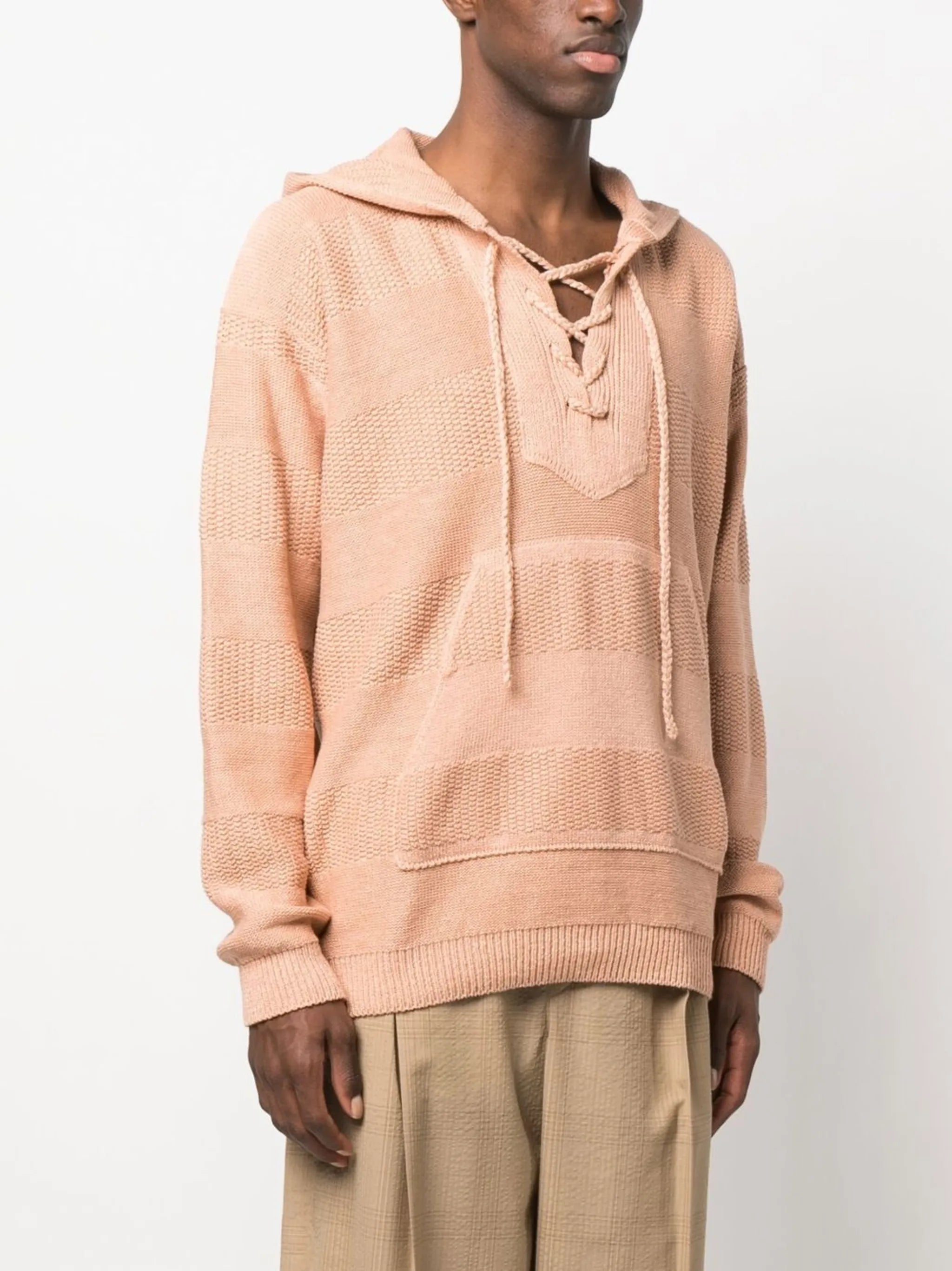 knitted hoodie sweater