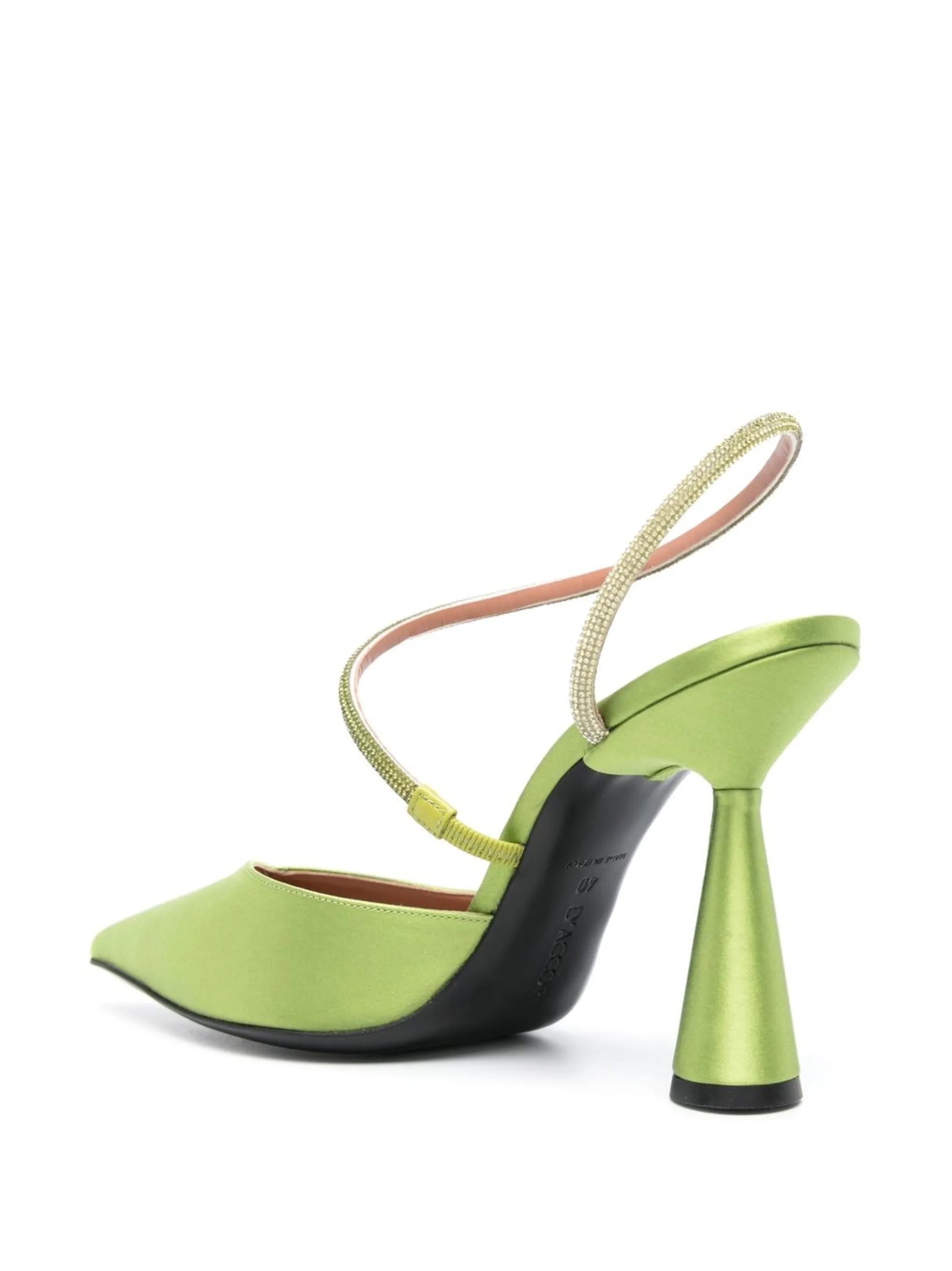 Saturn 100mm satin pumps