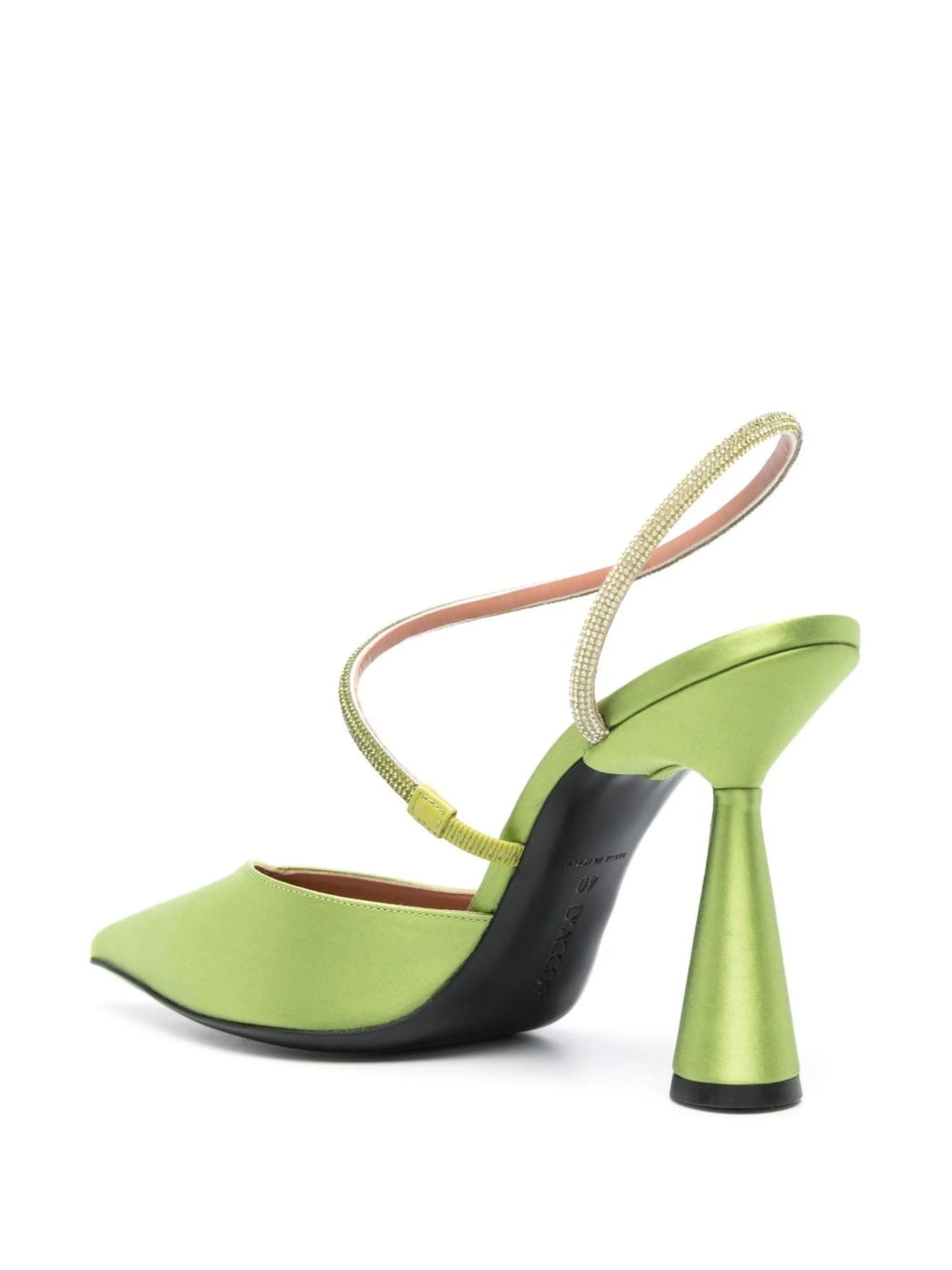 Saturn 100mm satin pumps
