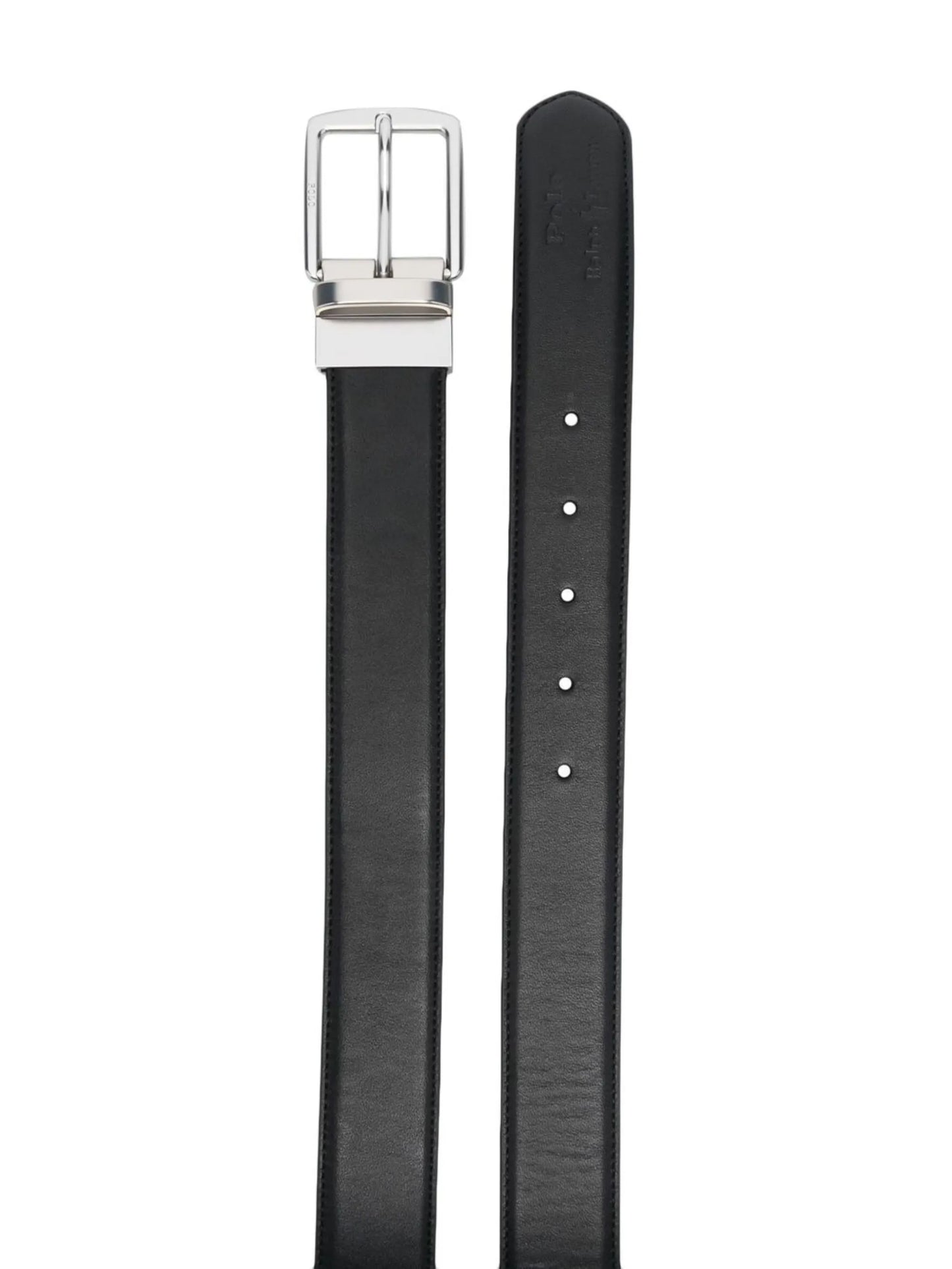logo-stamp cardholder and belt set
