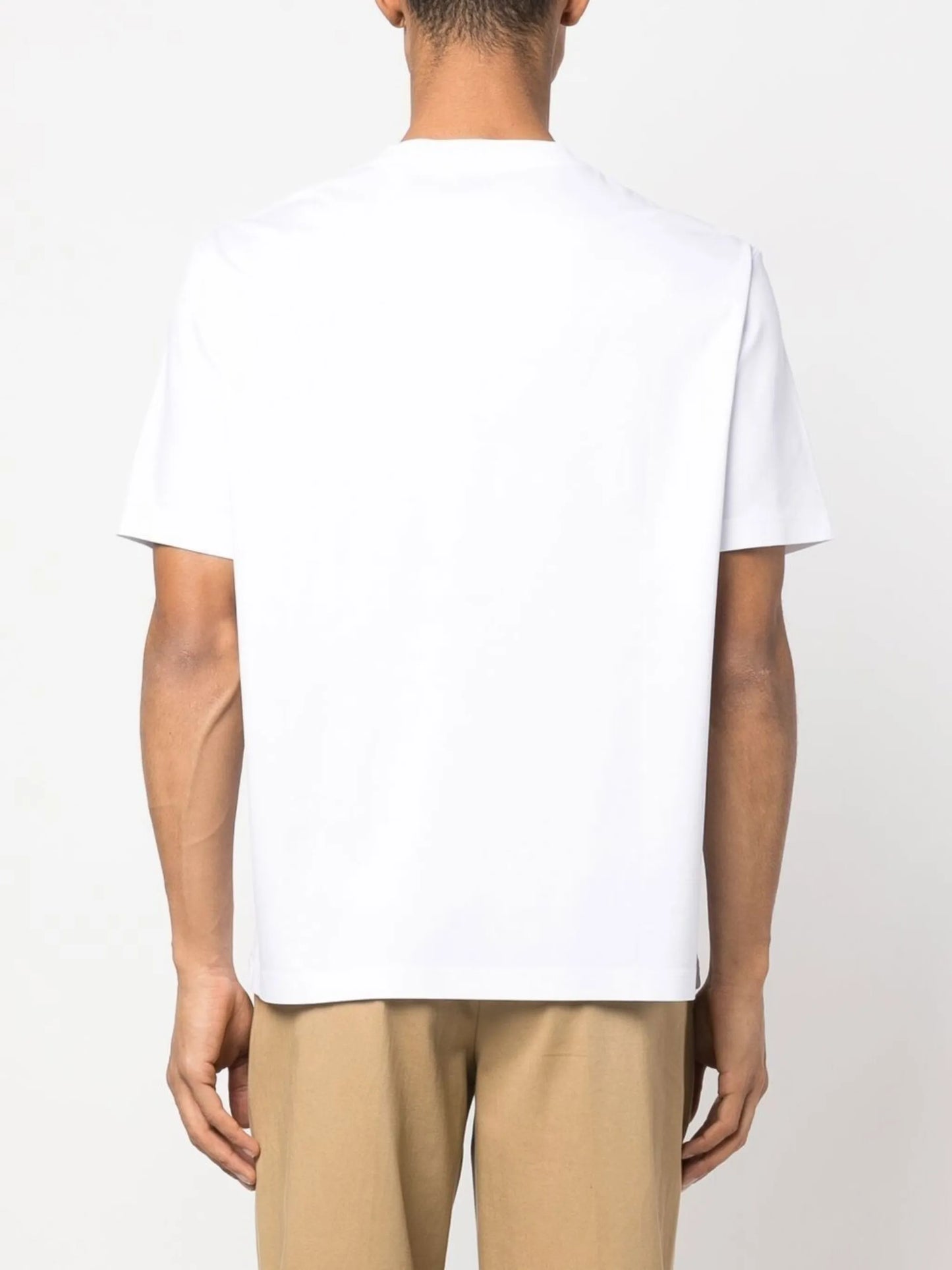 logo-embroidered crew-neck cotton T-shirt