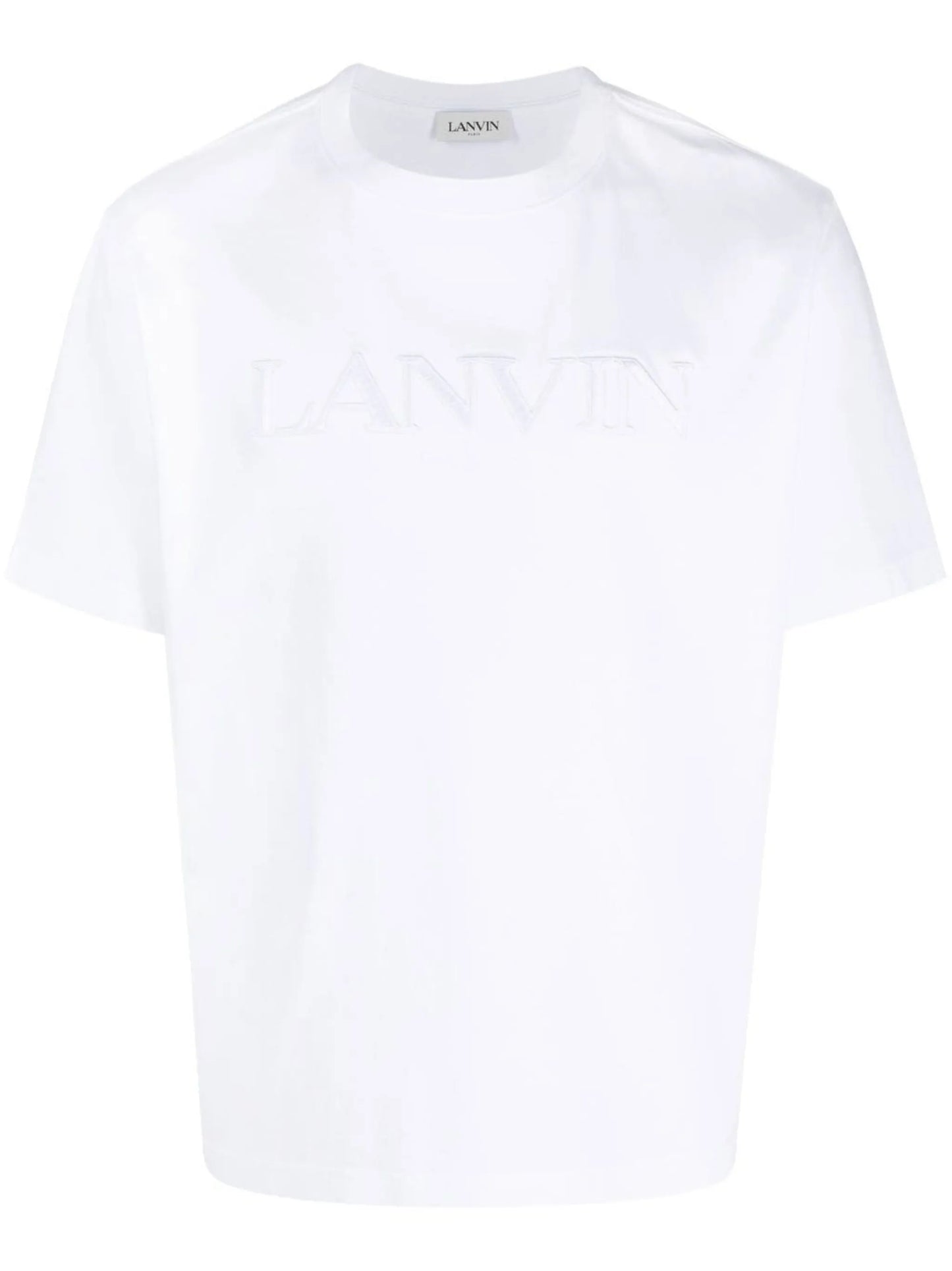 logo-embroidered crew-neck cotton T-shirt