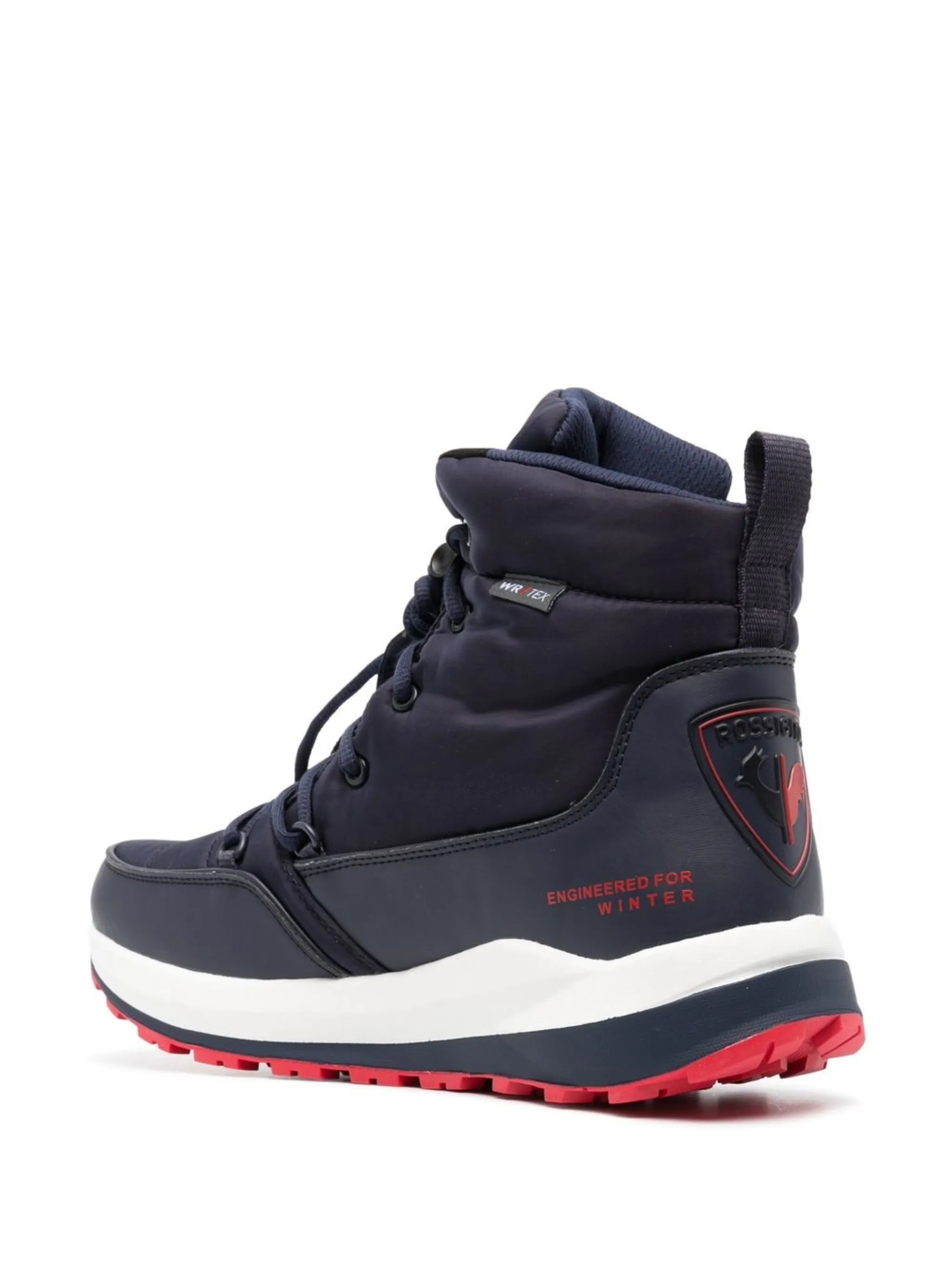 logo-patch padded boots
