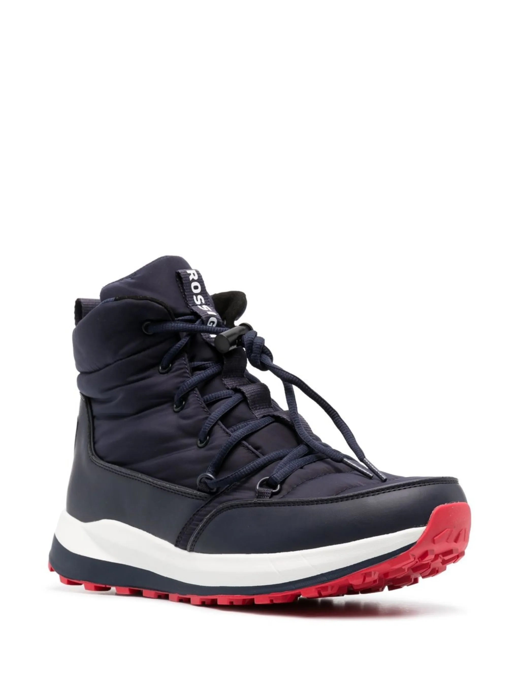logo-patch padded boots