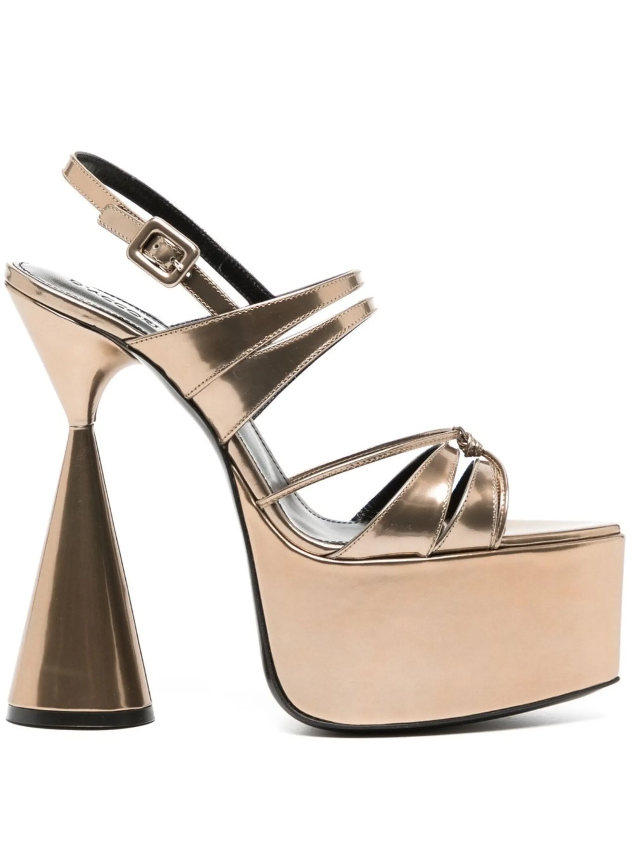 Belle 150mm leather platform sandals
