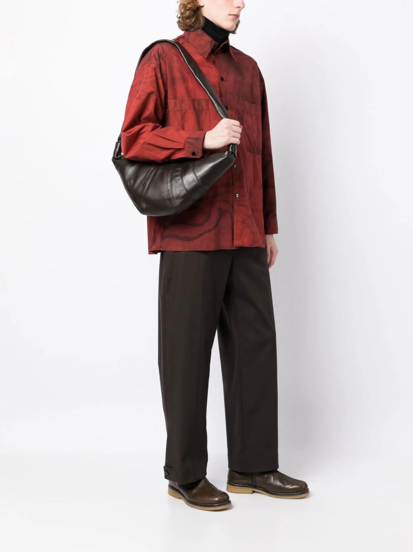 medium Croissant leather shoulder bag