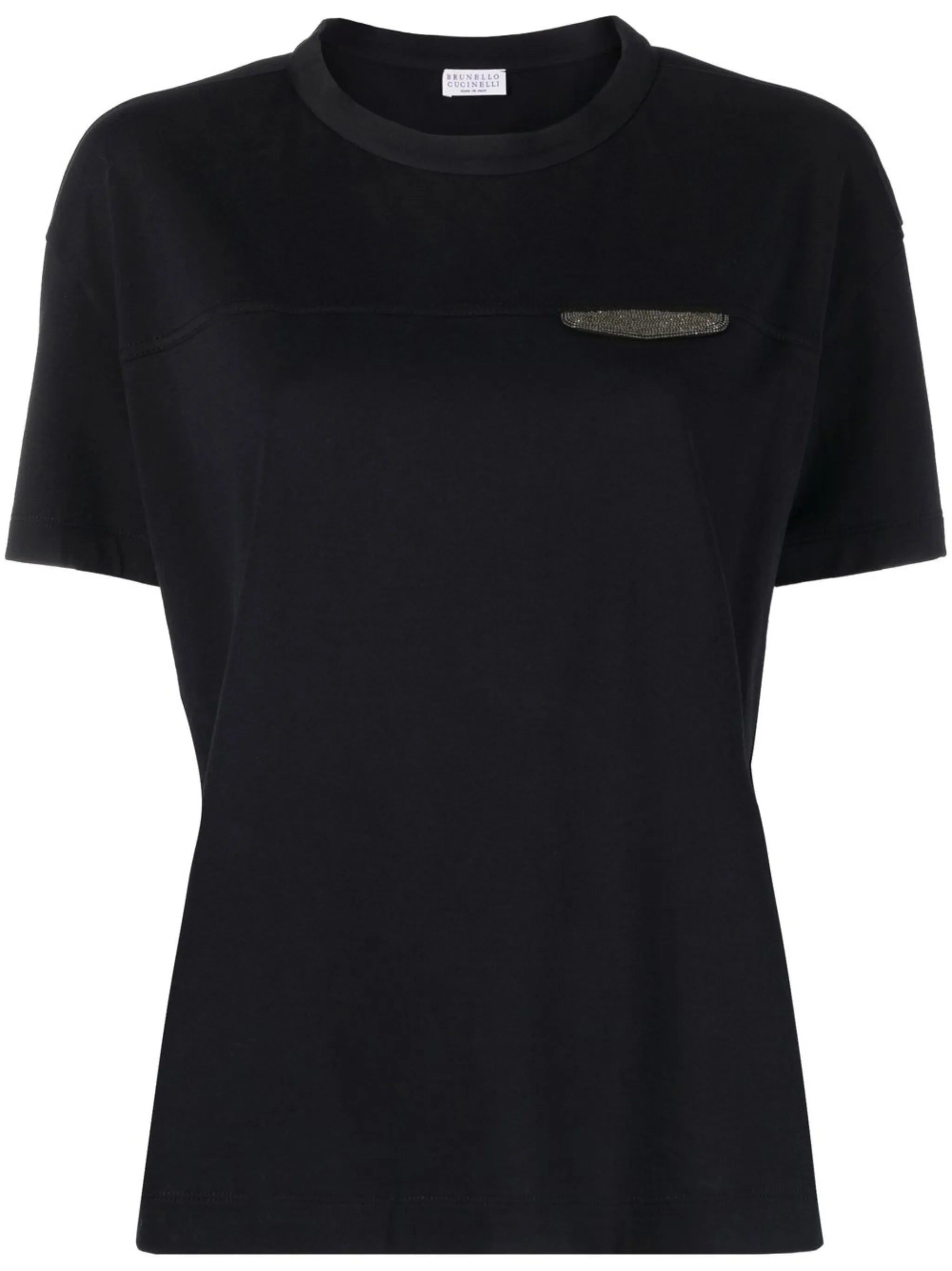Monili-embellished T-shirt