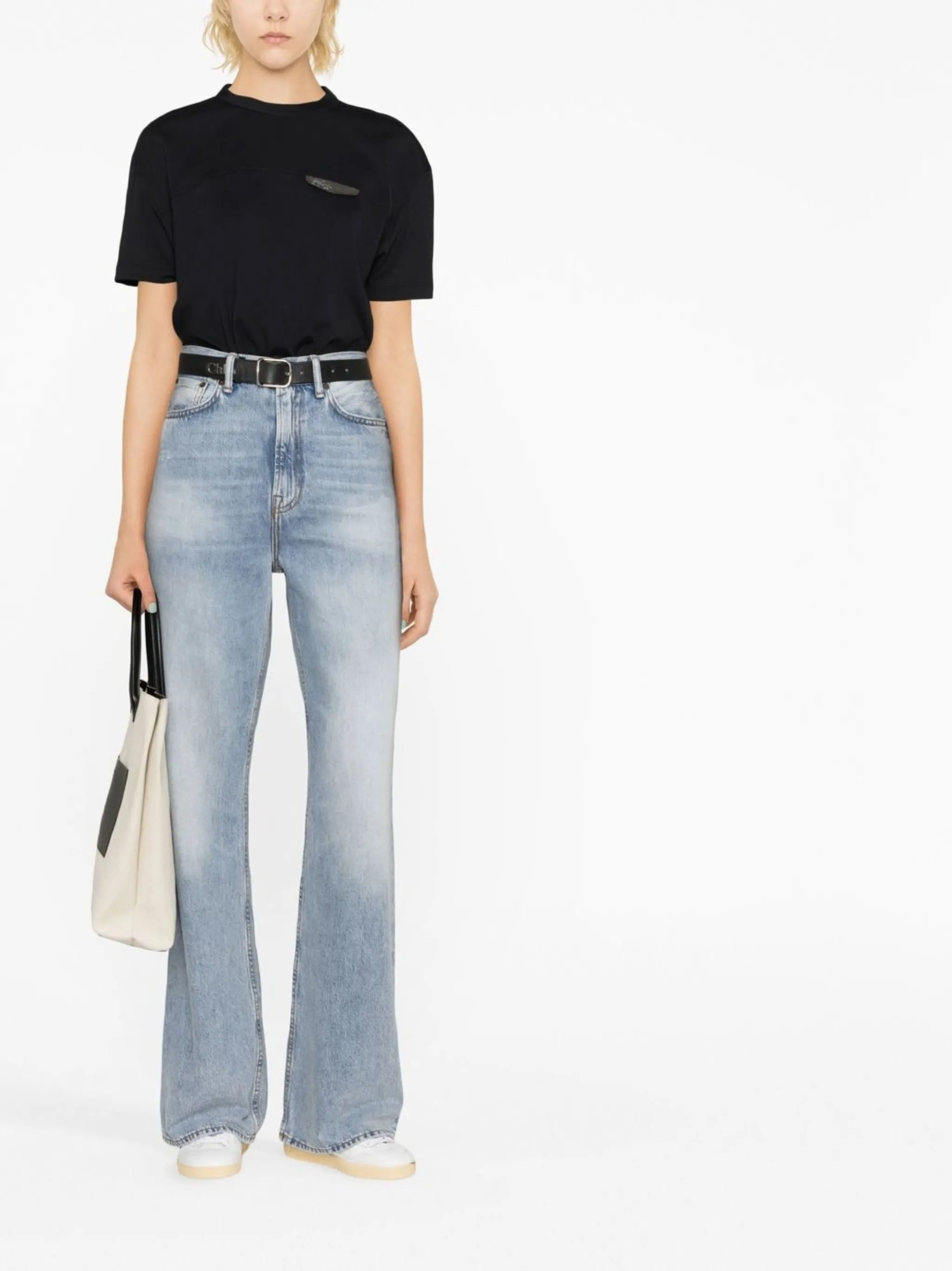 Monili-embellished T-shirt