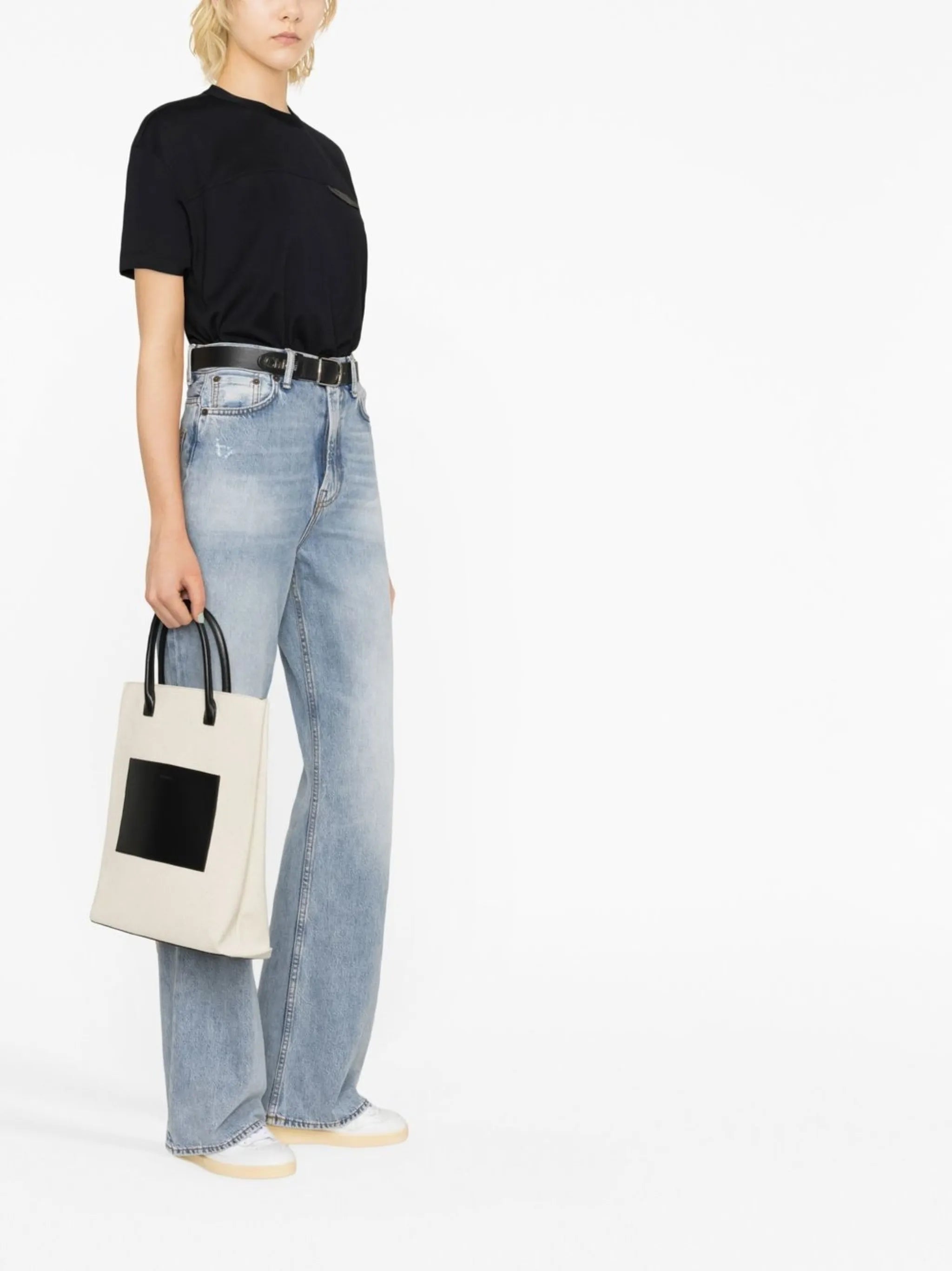 Monili-embellished T-shirt