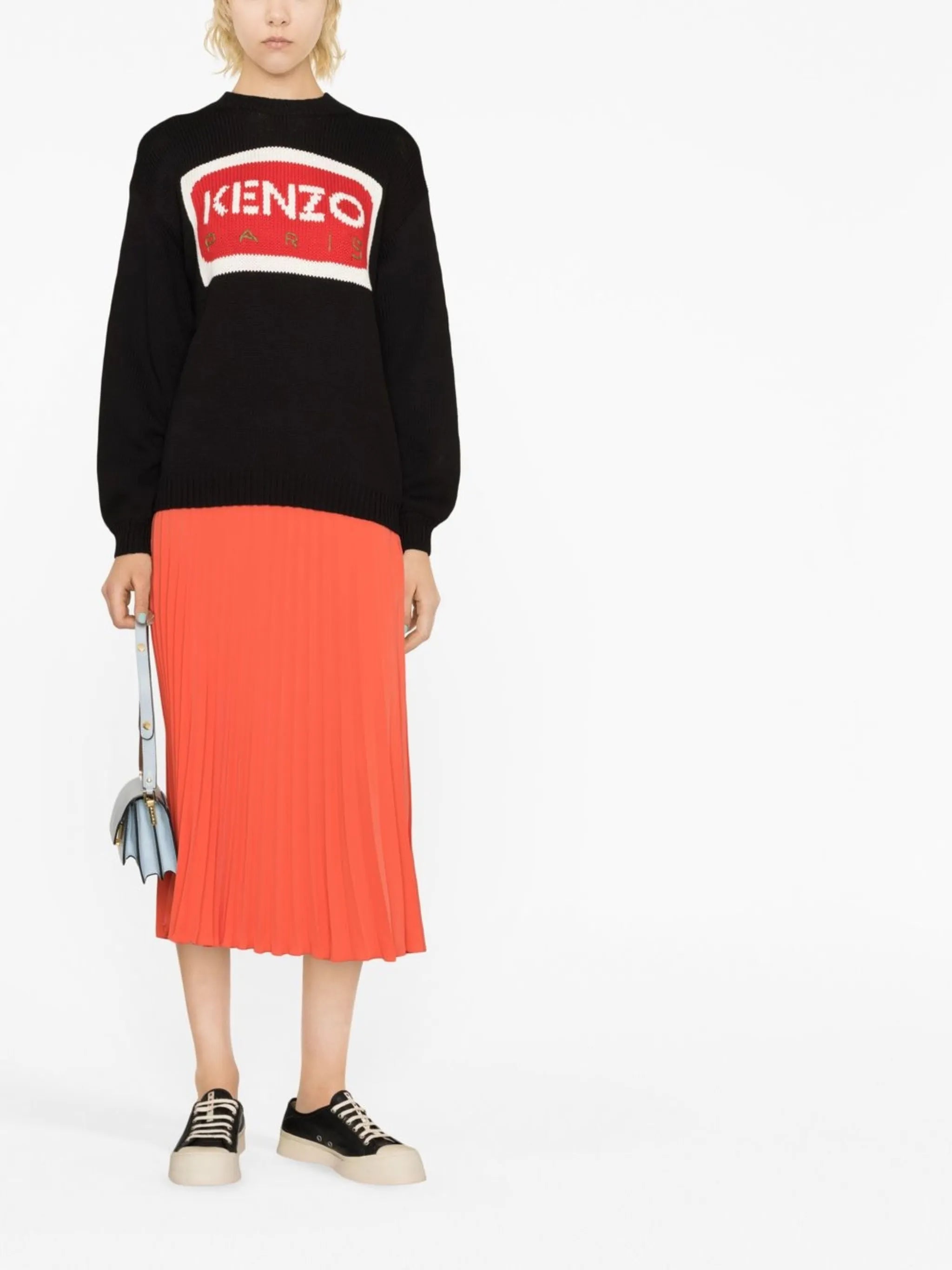 logo intarsia jumper