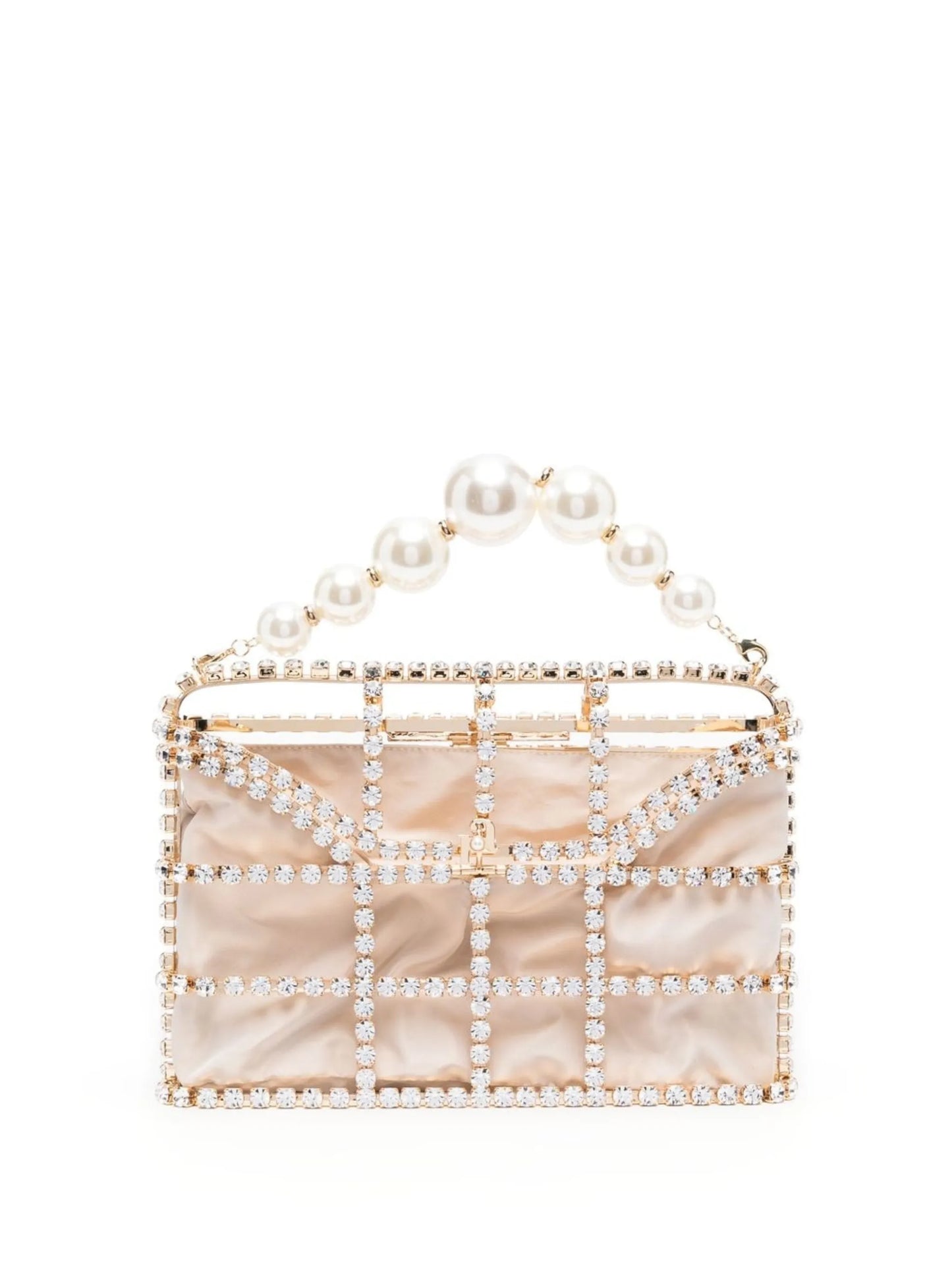 Holli crystal-embellished clutch bag