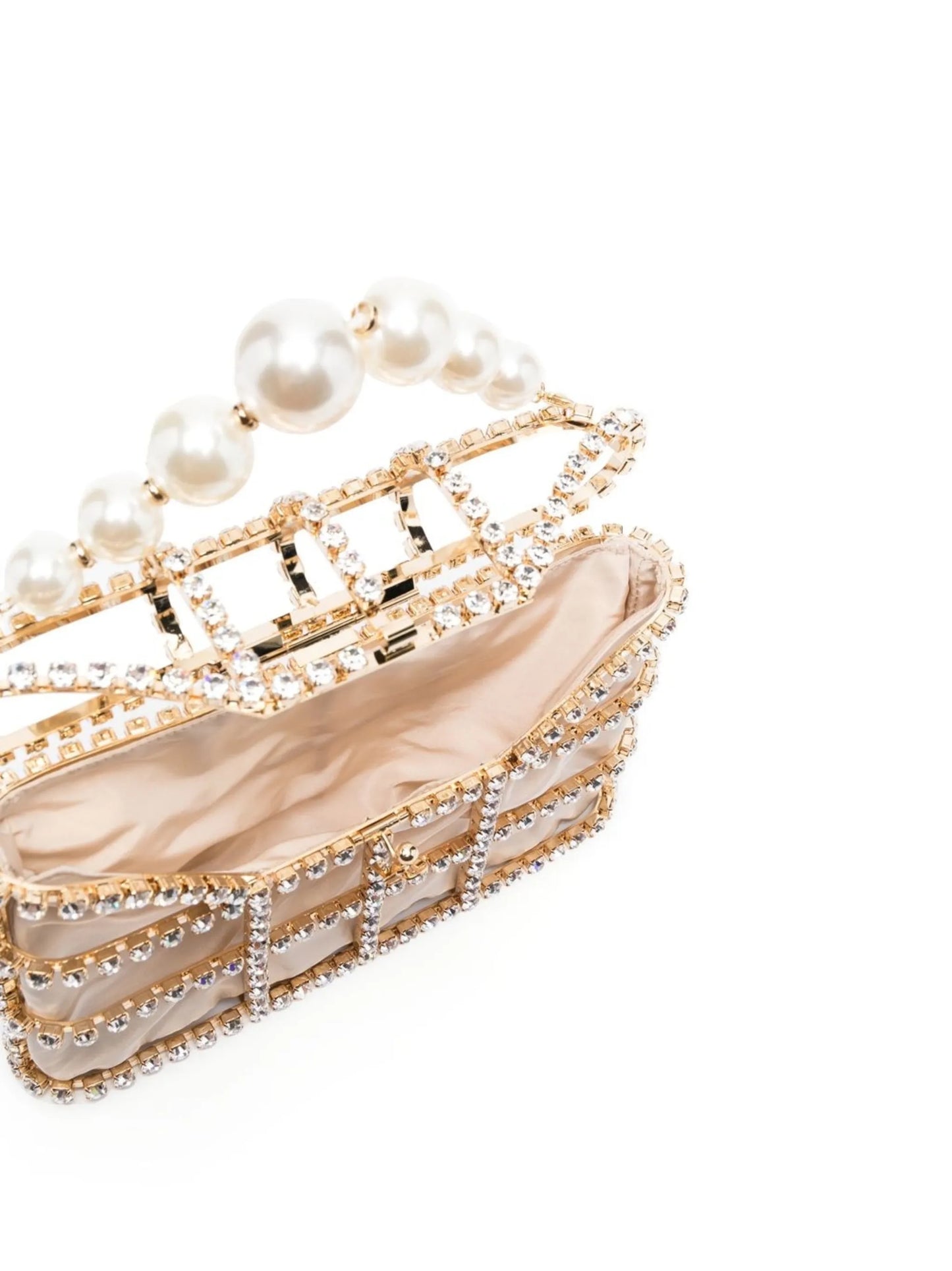 Holli crystal-embellished clutch bag