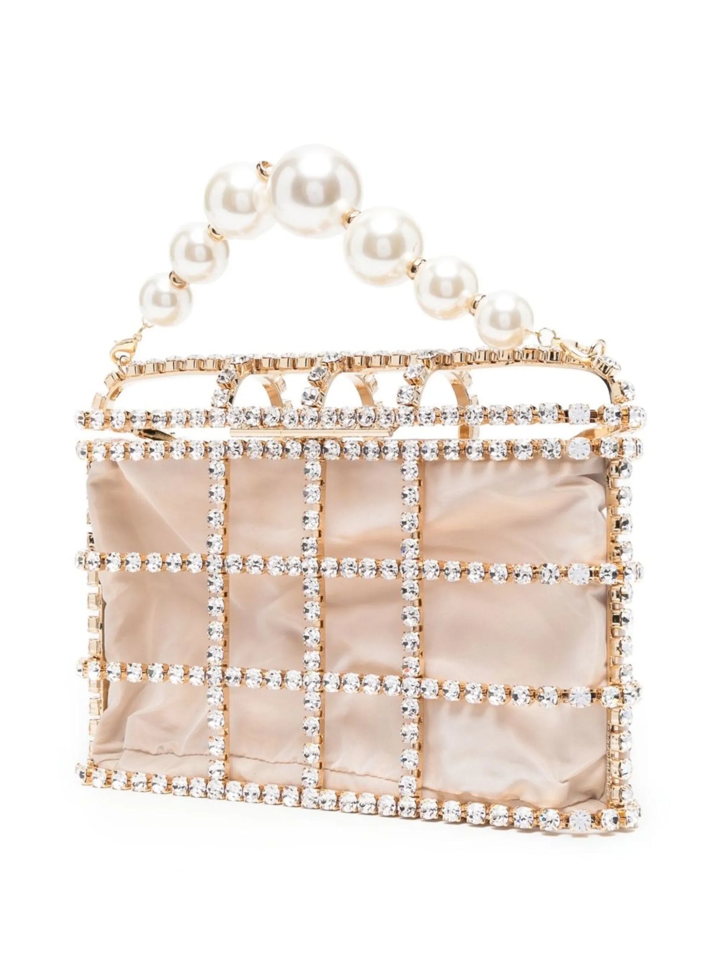 Holli crystal-embellished clutch bag