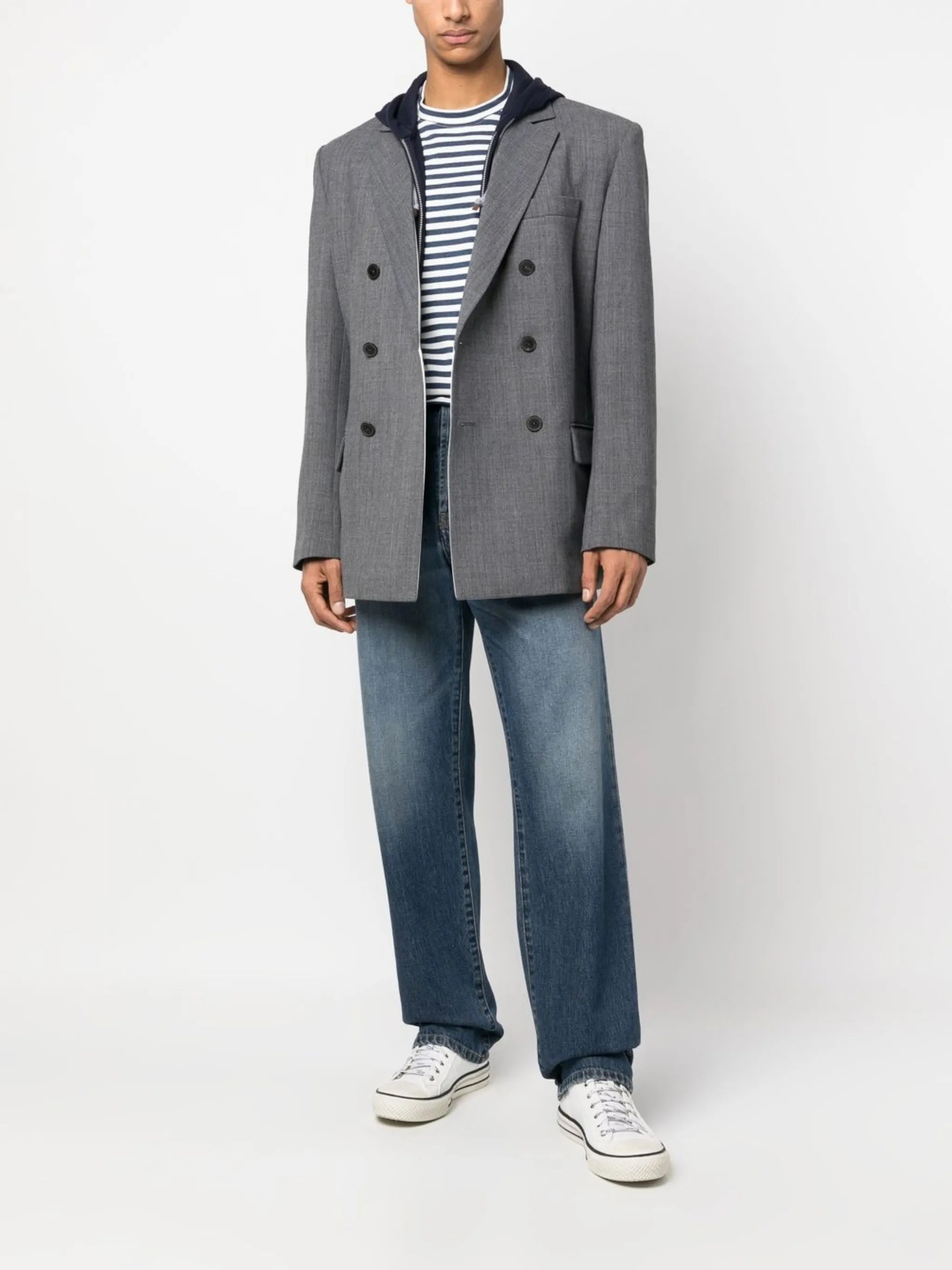 double-breasted blazer