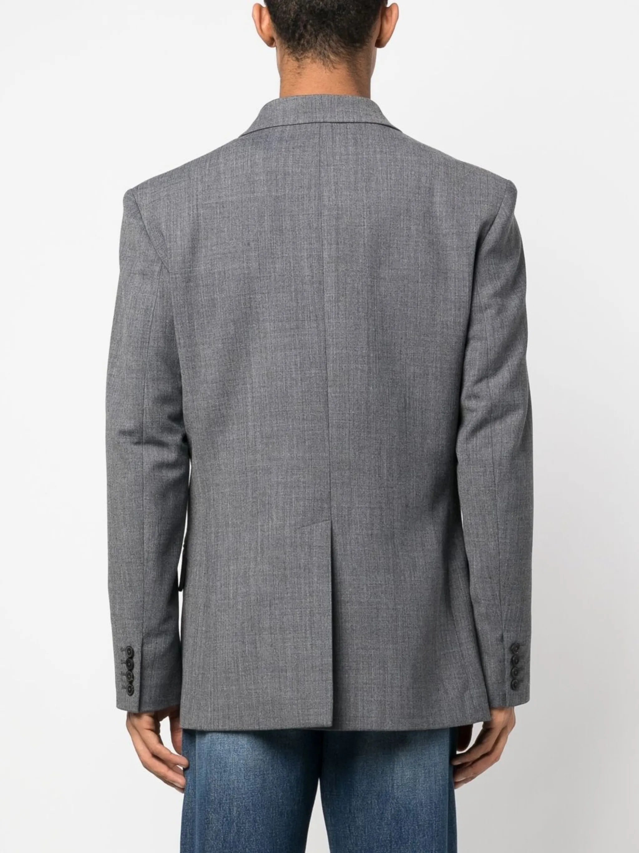 double-breasted blazer