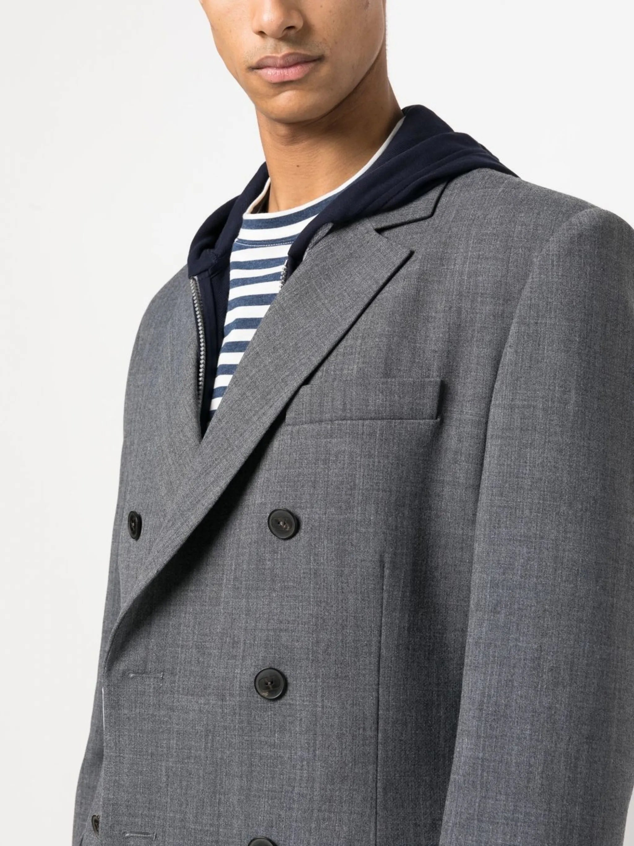 double-breasted blazer