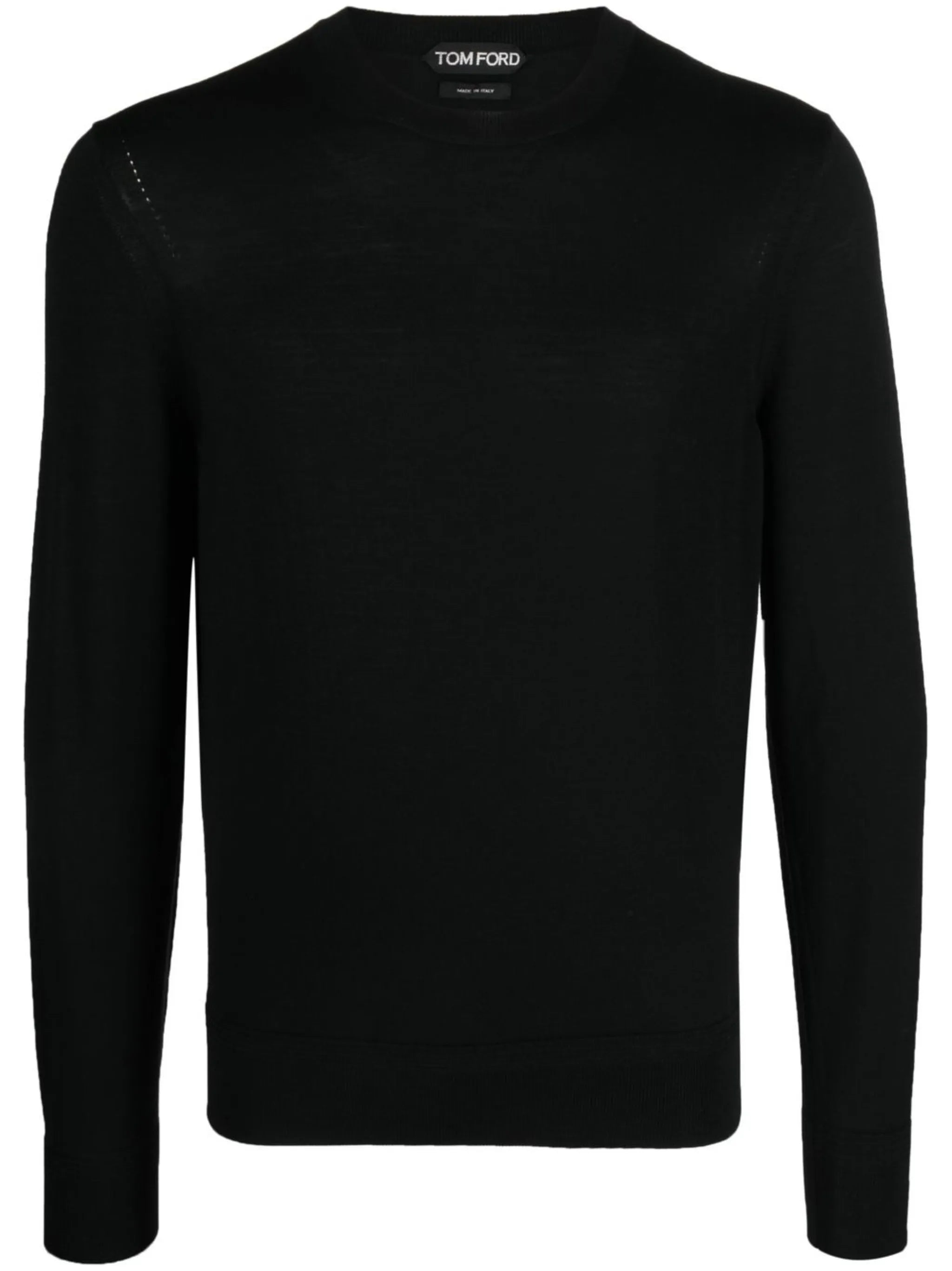 fine-knit wool jumper