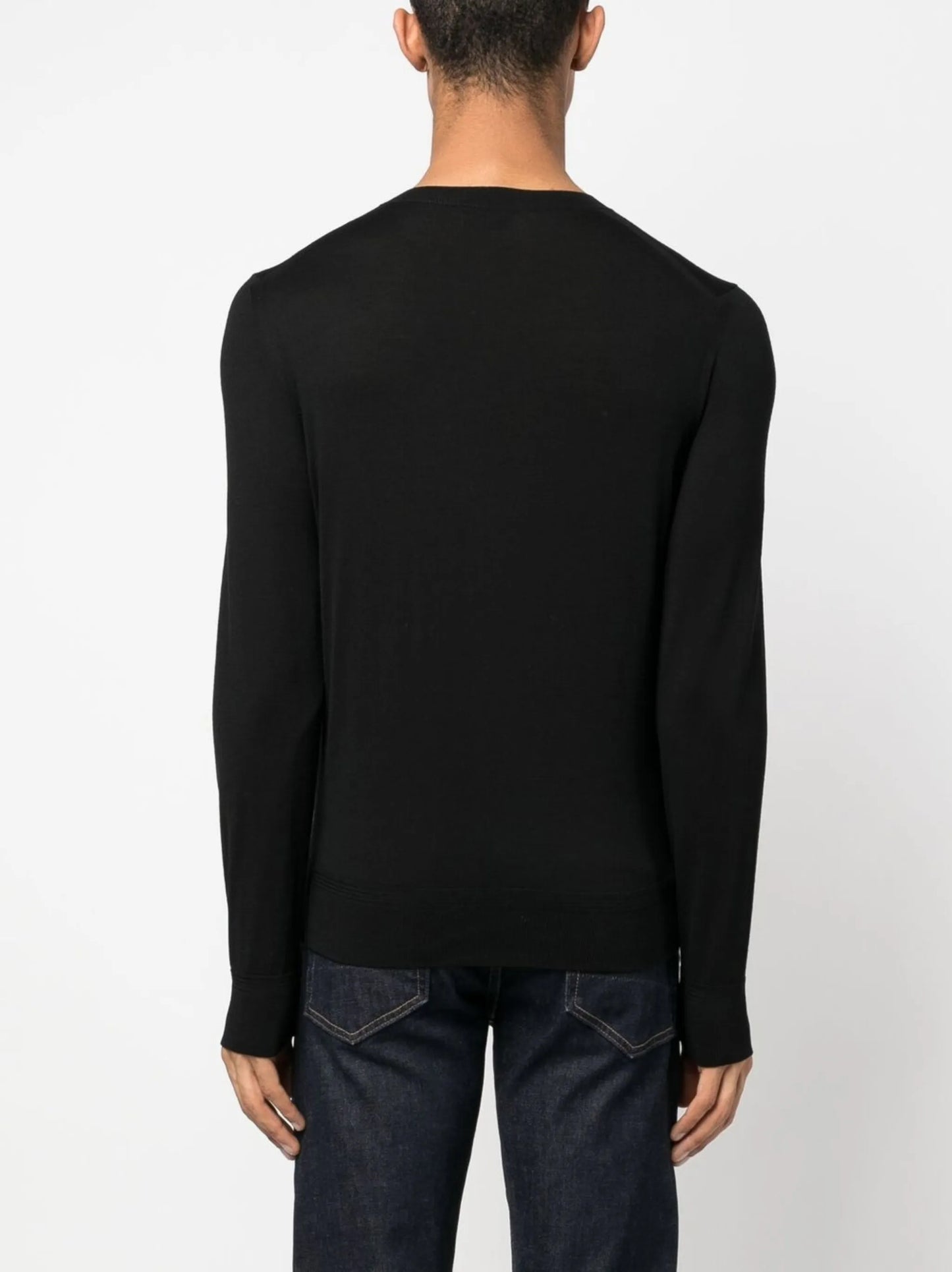 fine-knit wool jumper