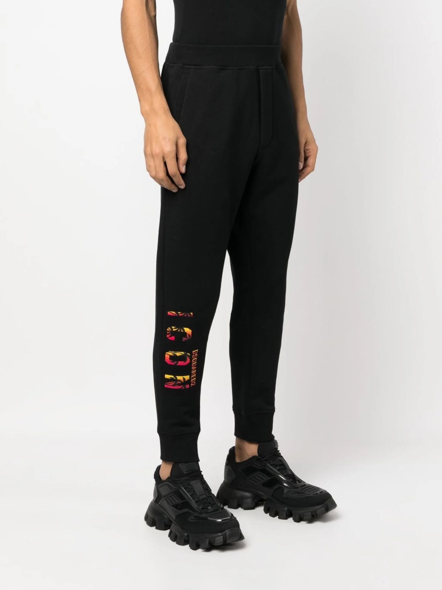 Icon logo detail track pants