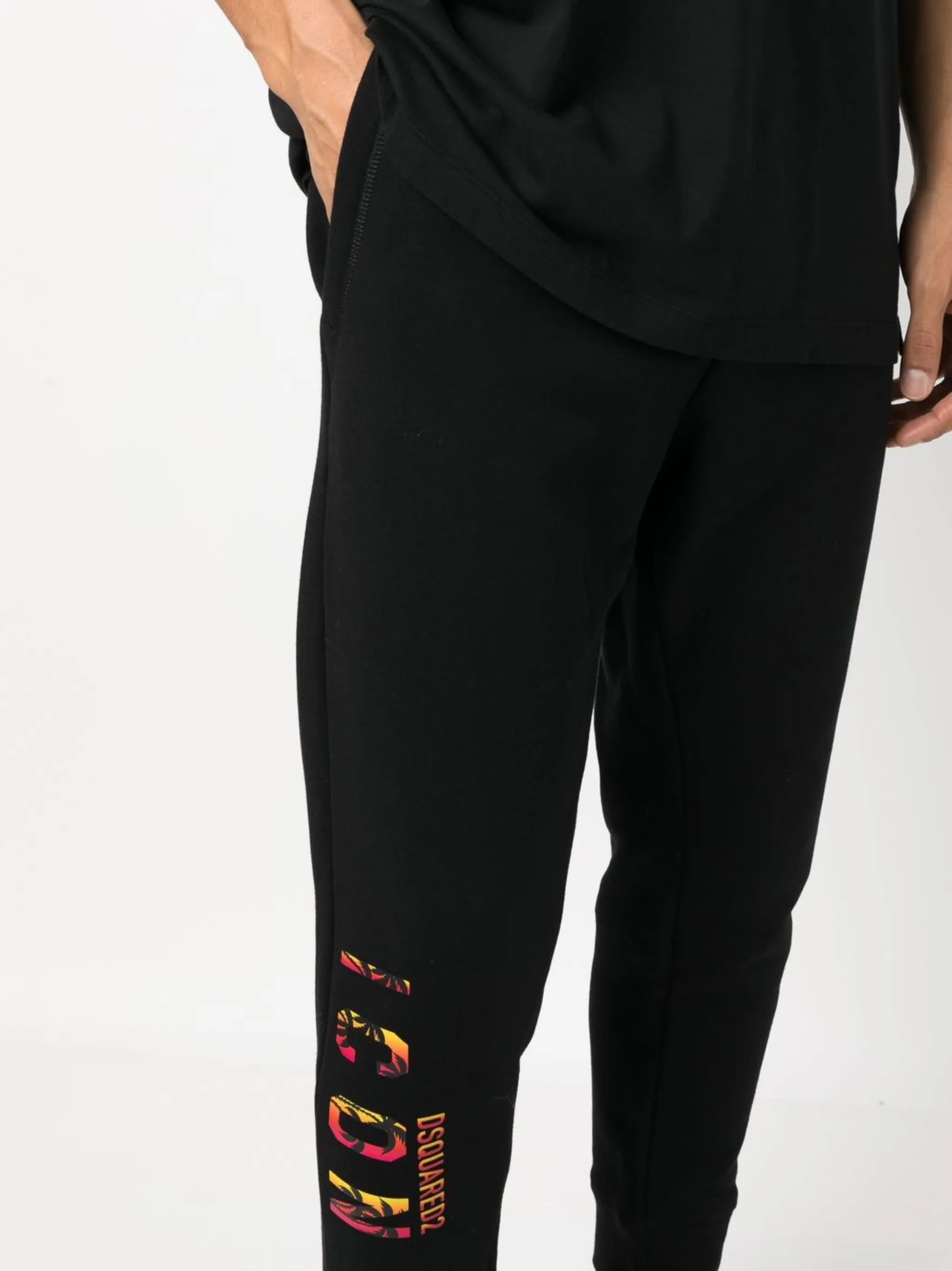 Icon logo detail track pants