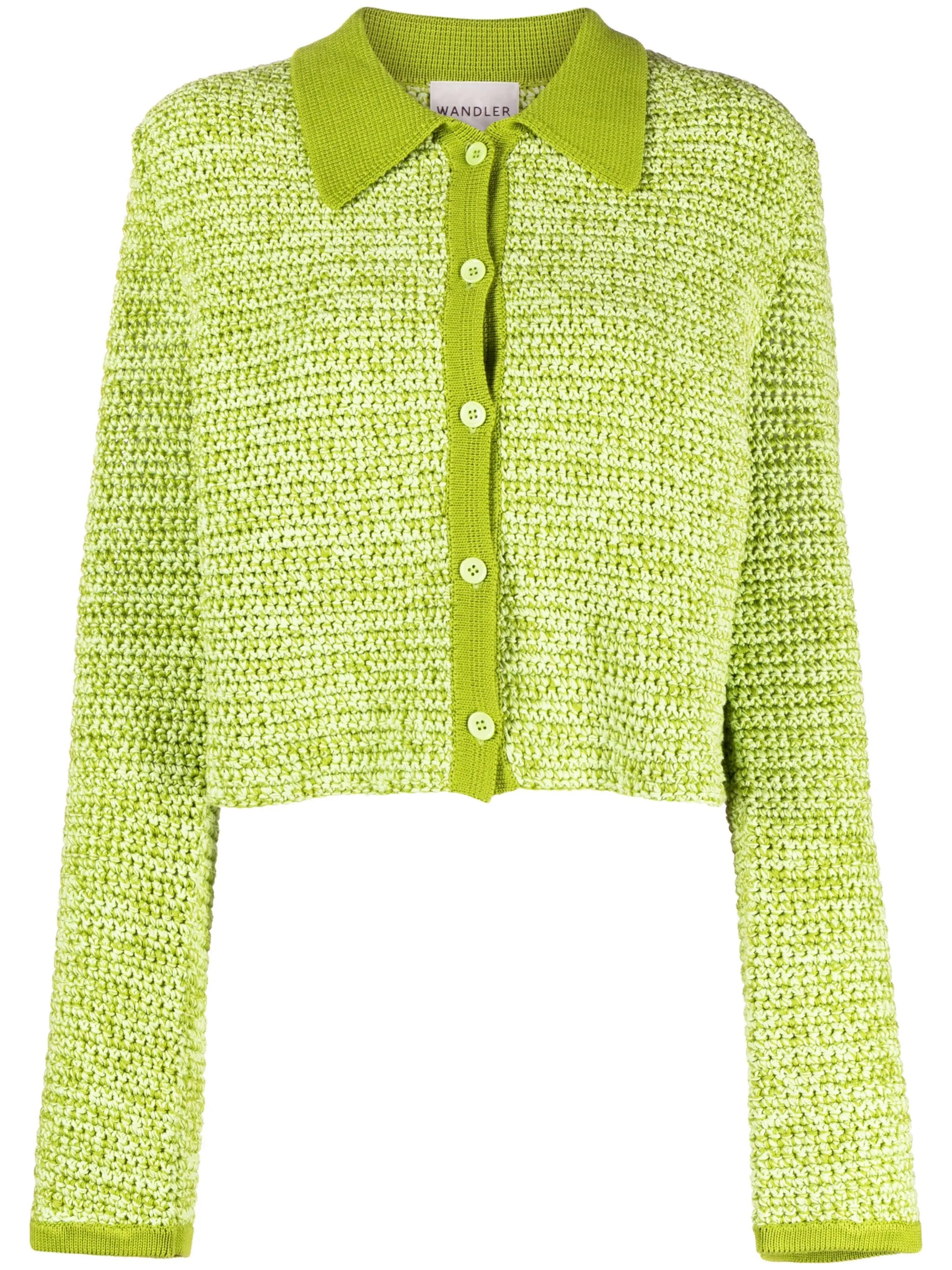 knitted organic cotton cardigan