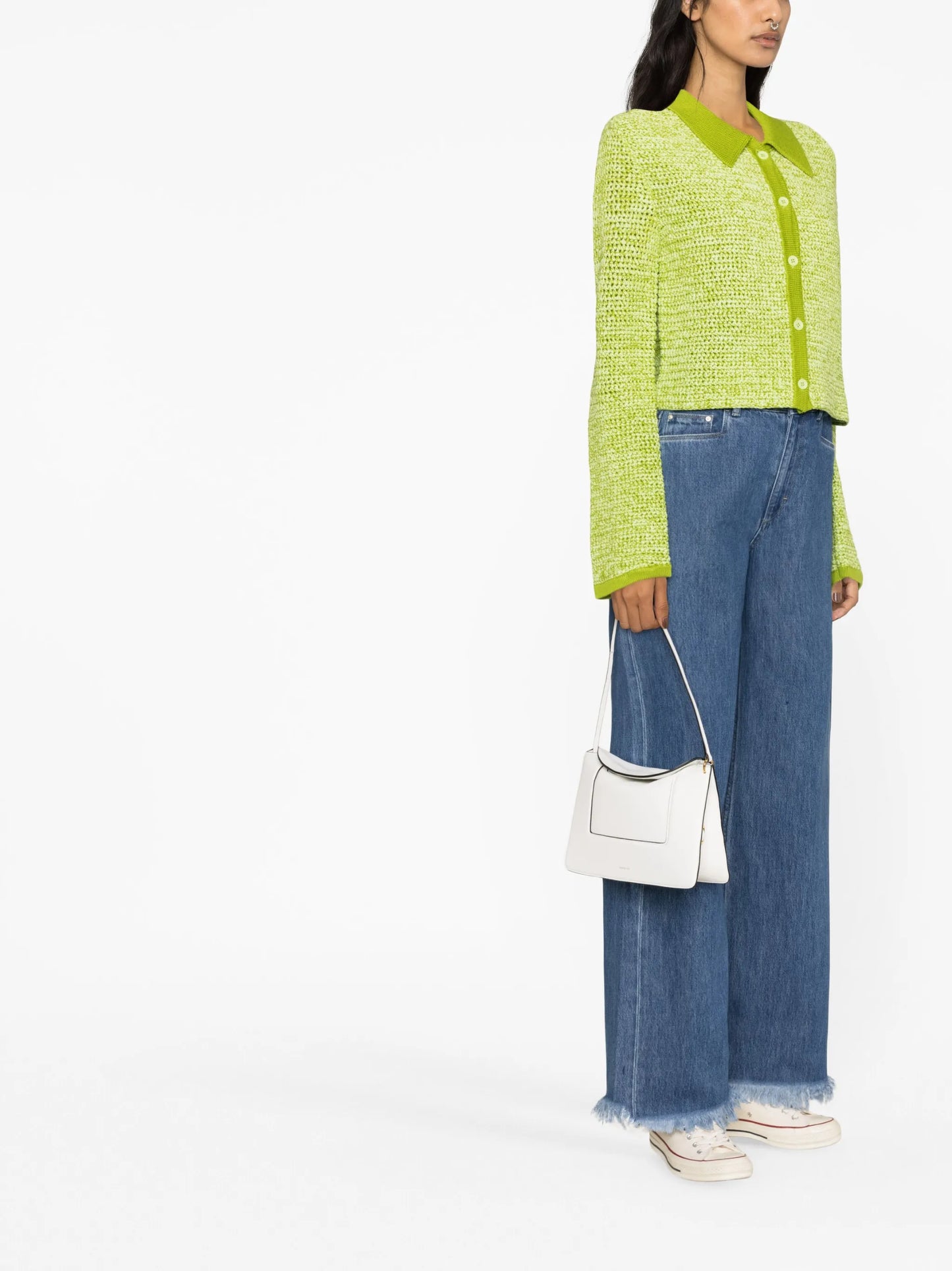 knitted organic cotton cardigan