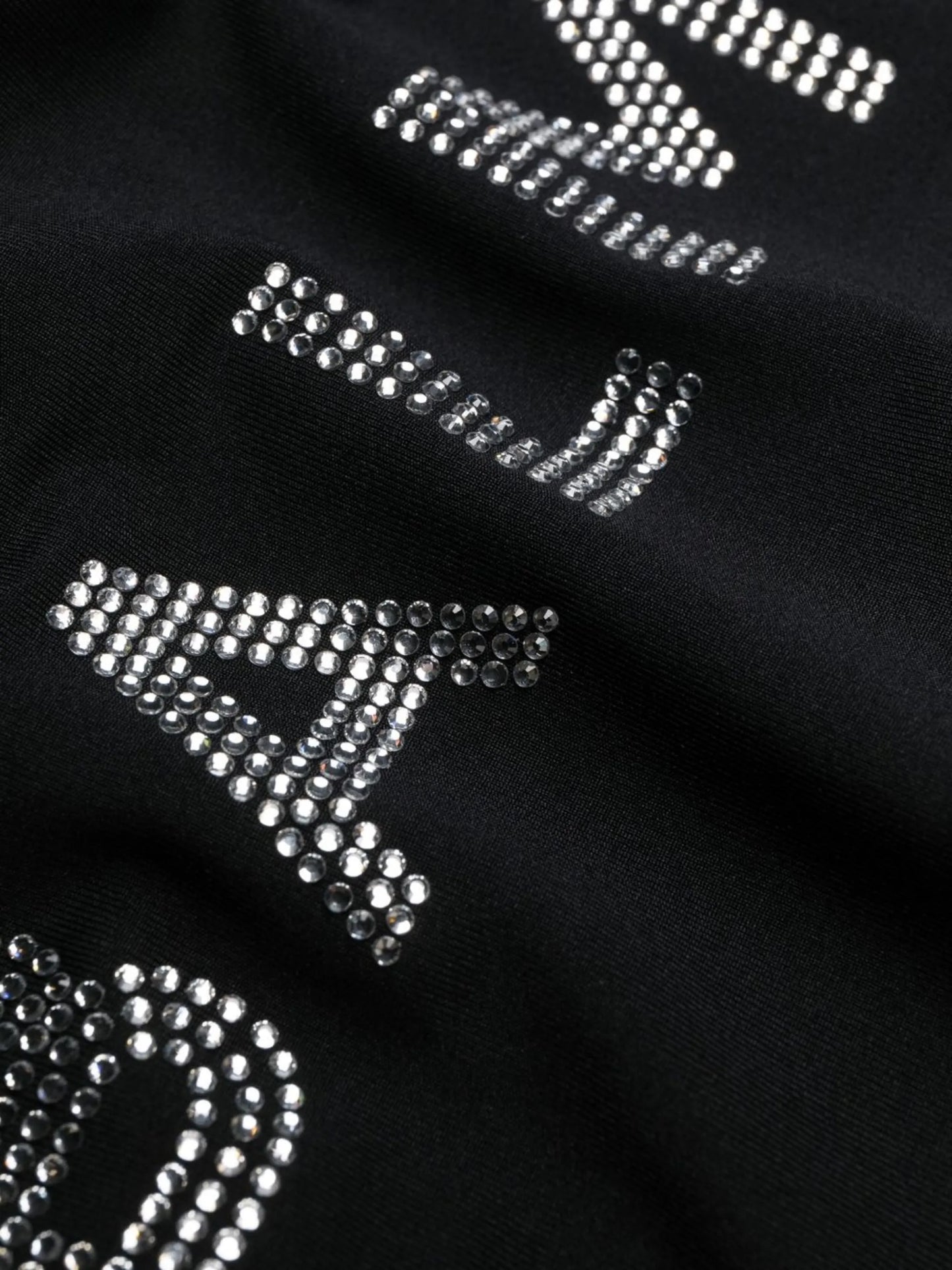 stud-logo U-neck swimsuit