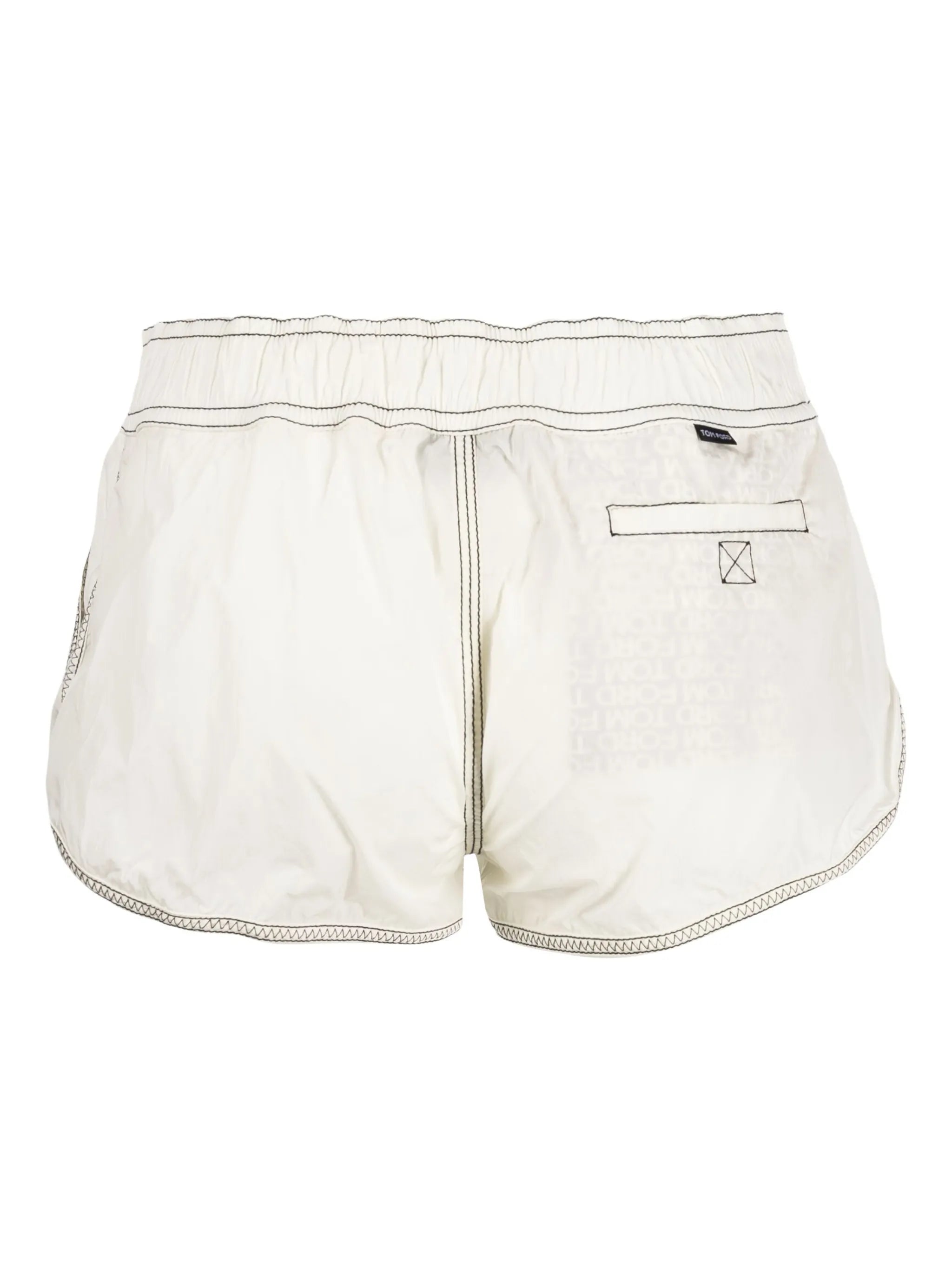logo-print drawstring-waist shorts