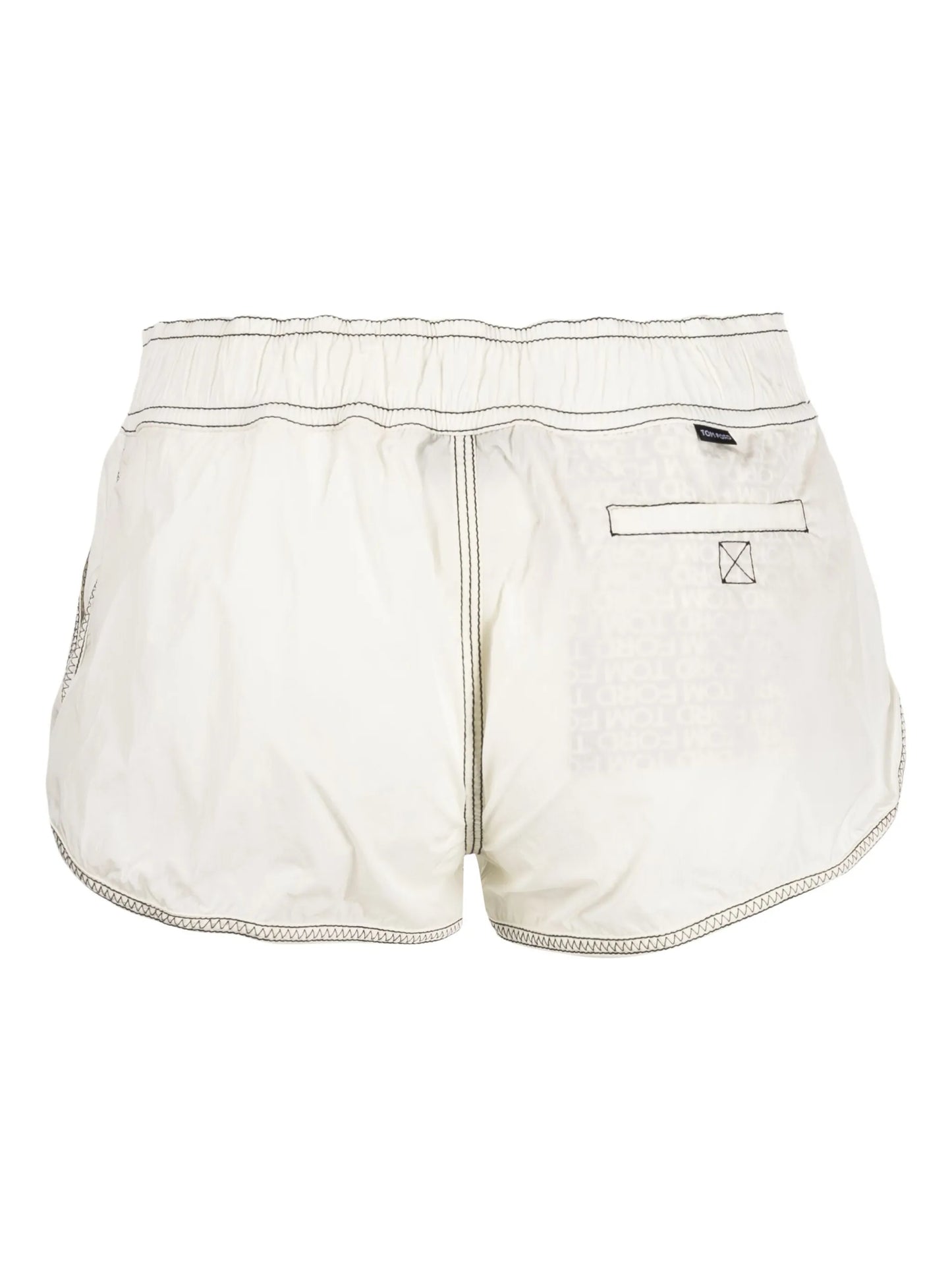 logo-print drawstring-waist shorts