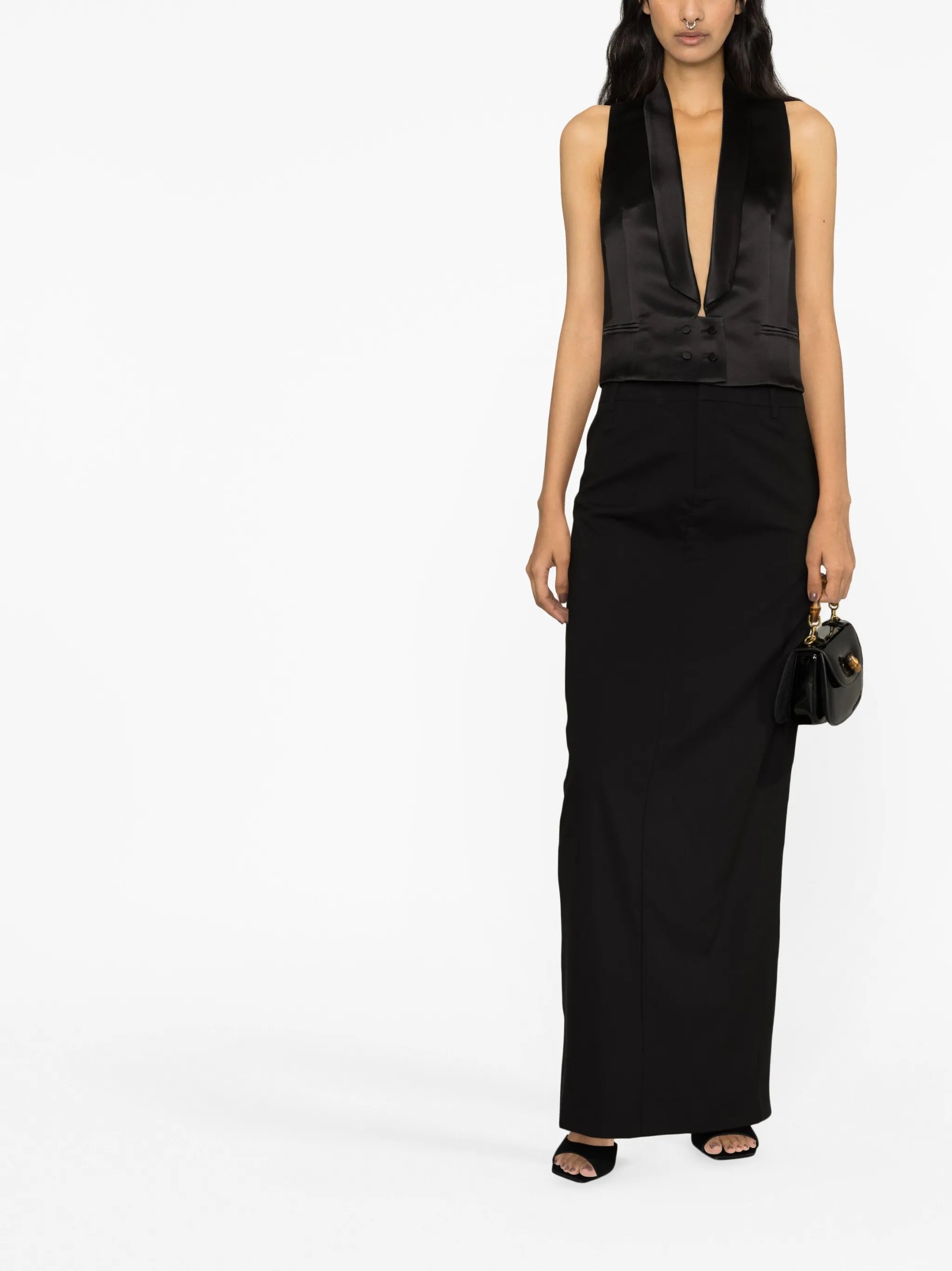 silk tuxedo waistcoat