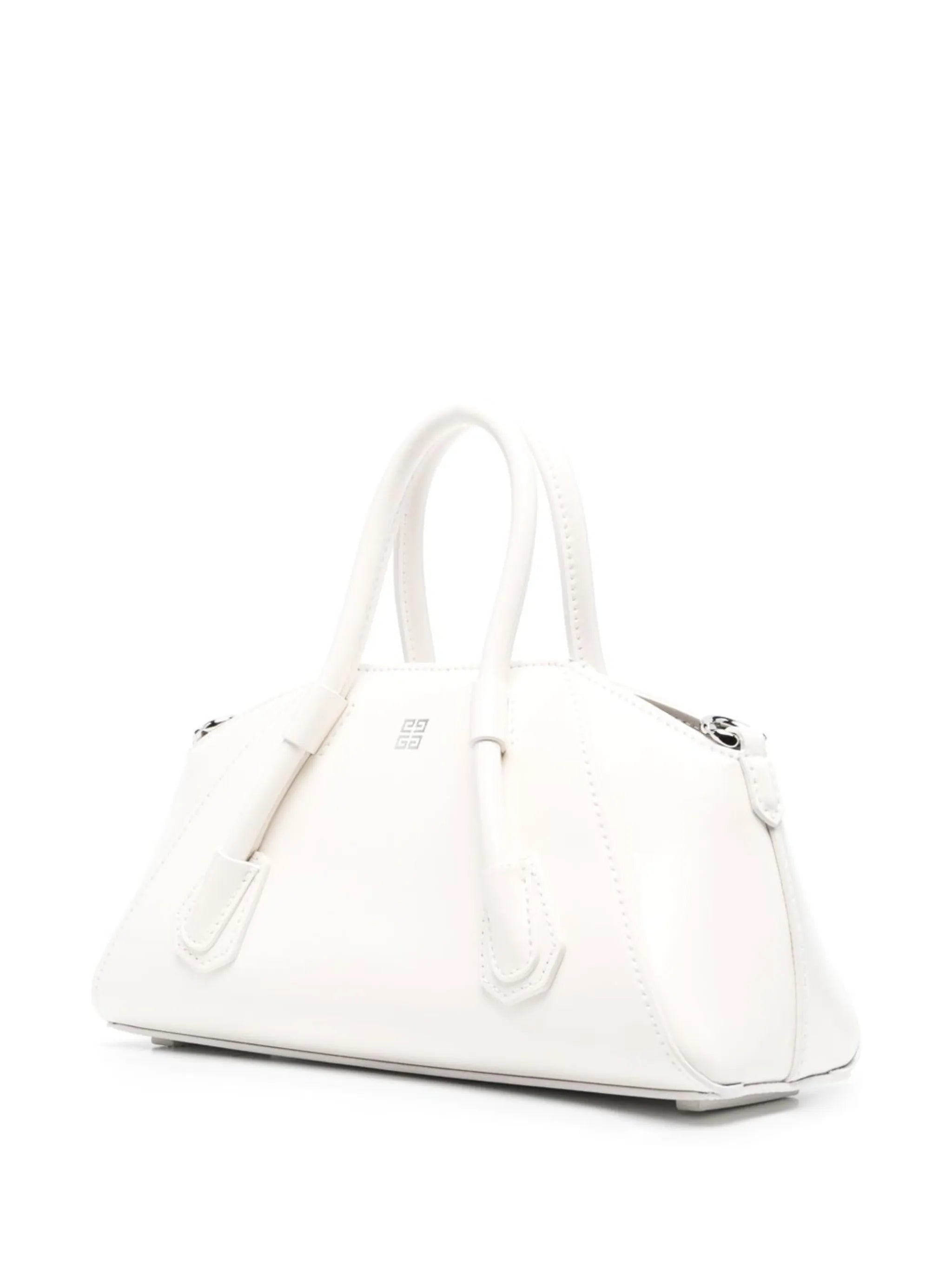 White Antigona Stretch Mini Tote Bag