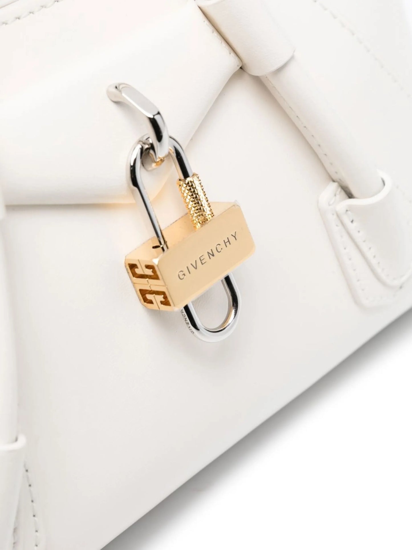 White Antigona Stretch Mini Tote Bag